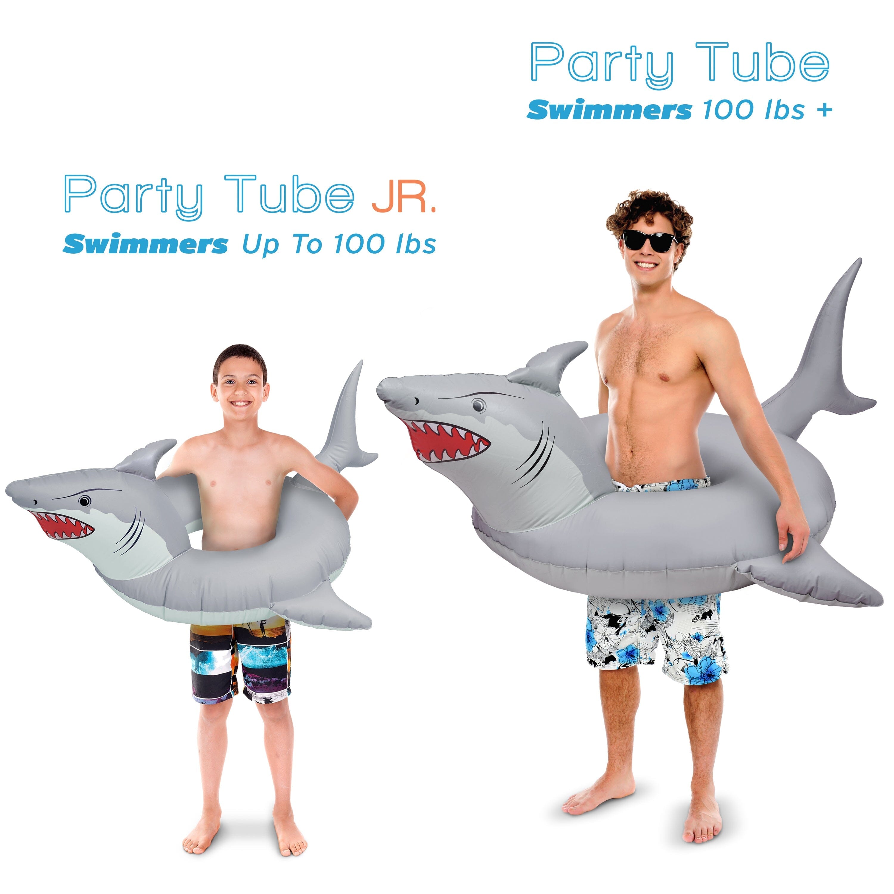 GoFloats Jr Pool Float Party Tube - Shark GoFloats 