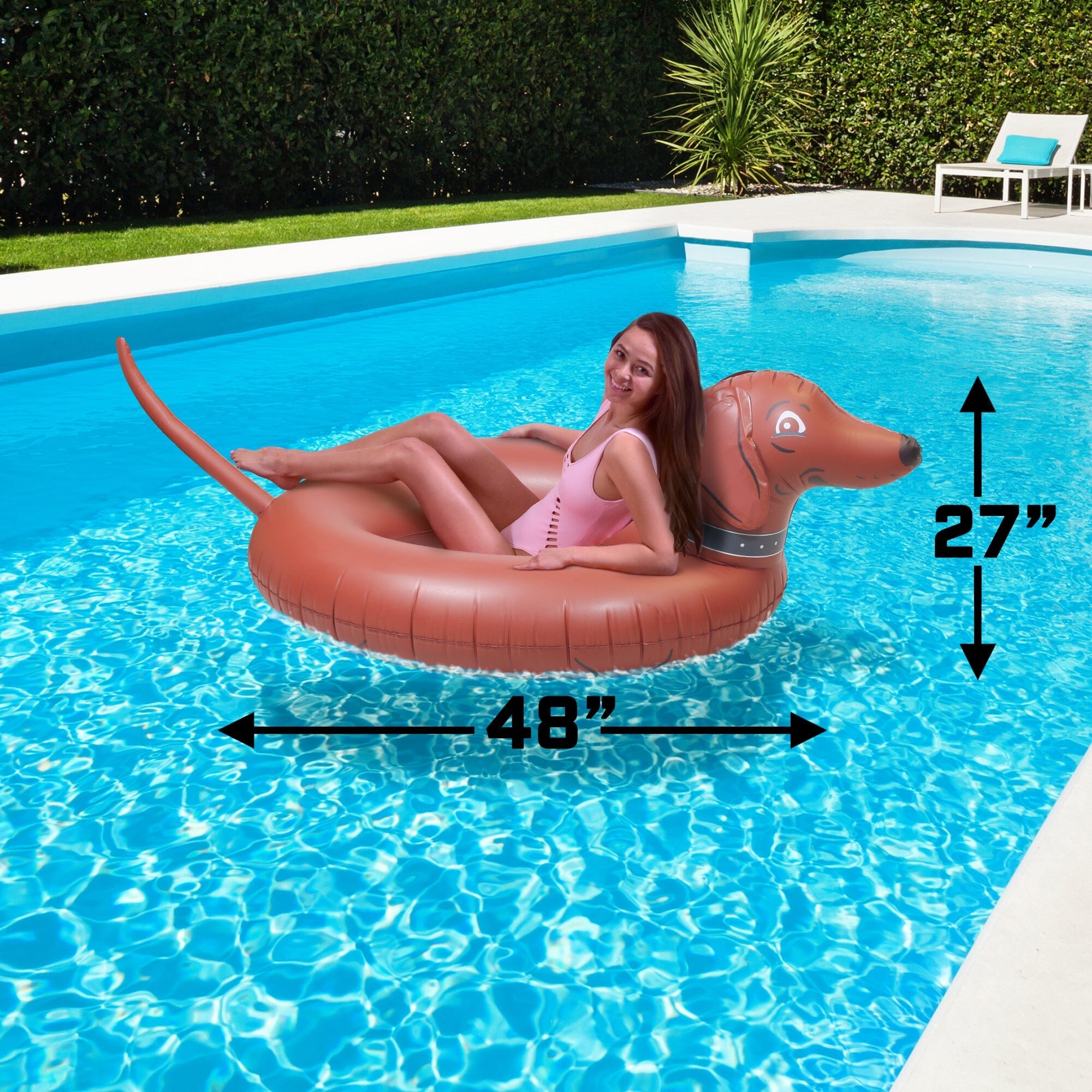 GoFloats Party Tube Inflatable Raft - Weiner Dog GoFloats 