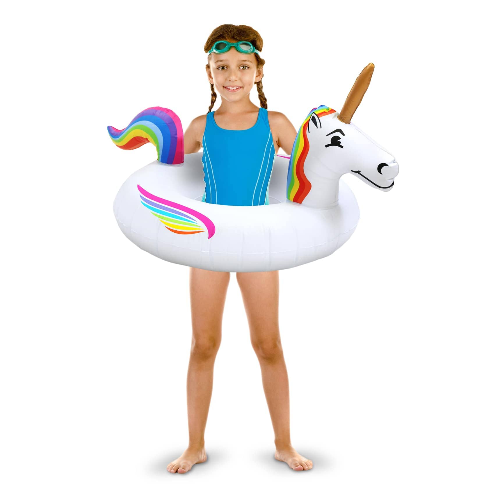 GoFloats Jr Pool Float Party Tube - Unicorn GoFloats 