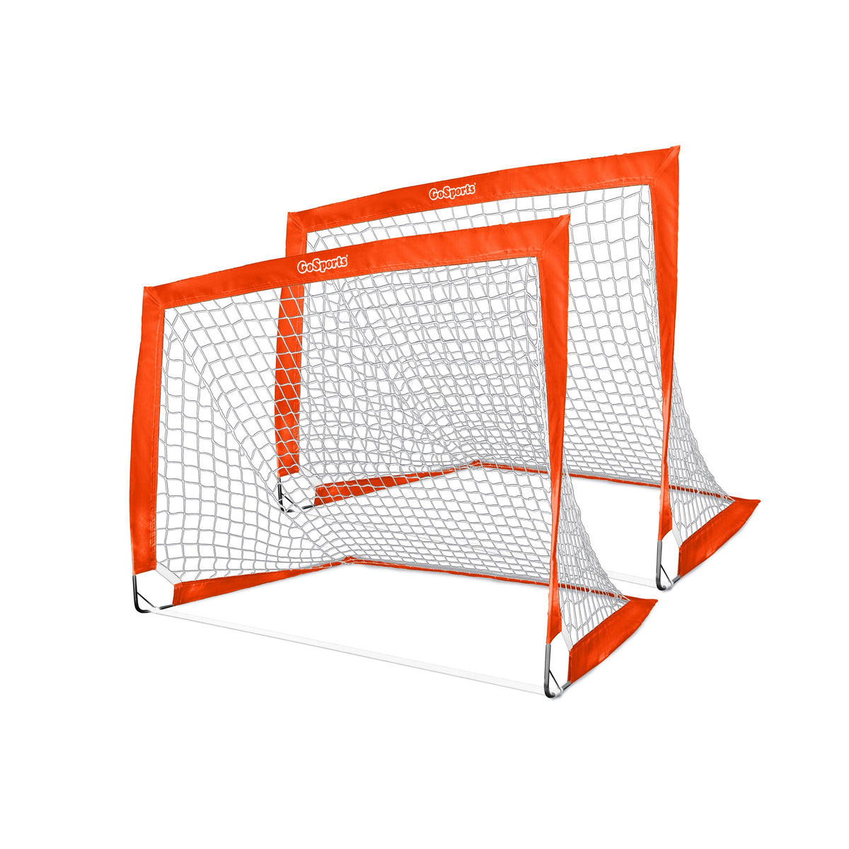 4' x 3' Team Tone Portable Soccer Goals for Kids GoSports Soccer Red 