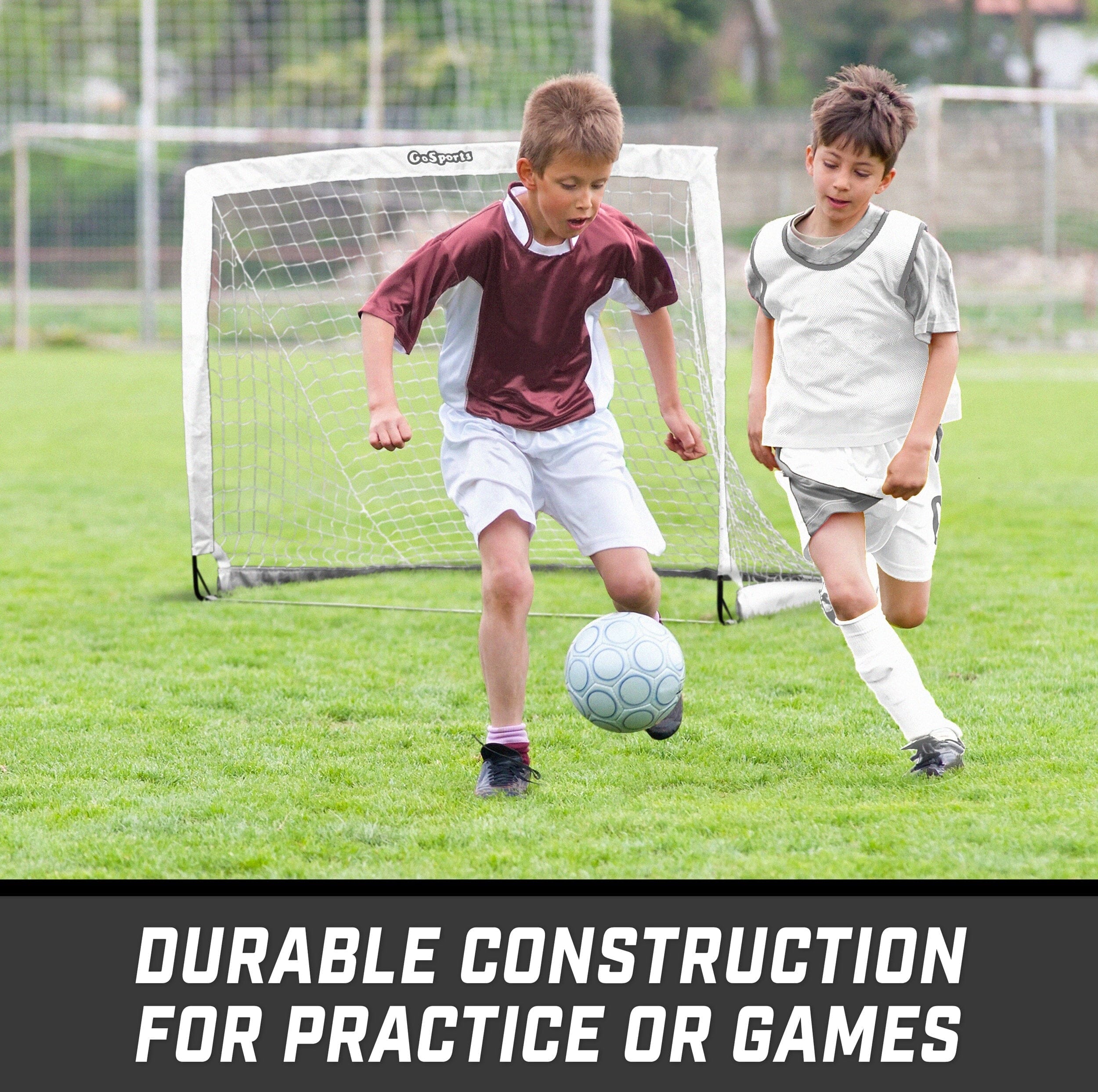 GoSports Team Tone Portable Soccer Goal for Kids - Pop Up Net for Backyard GoSports 