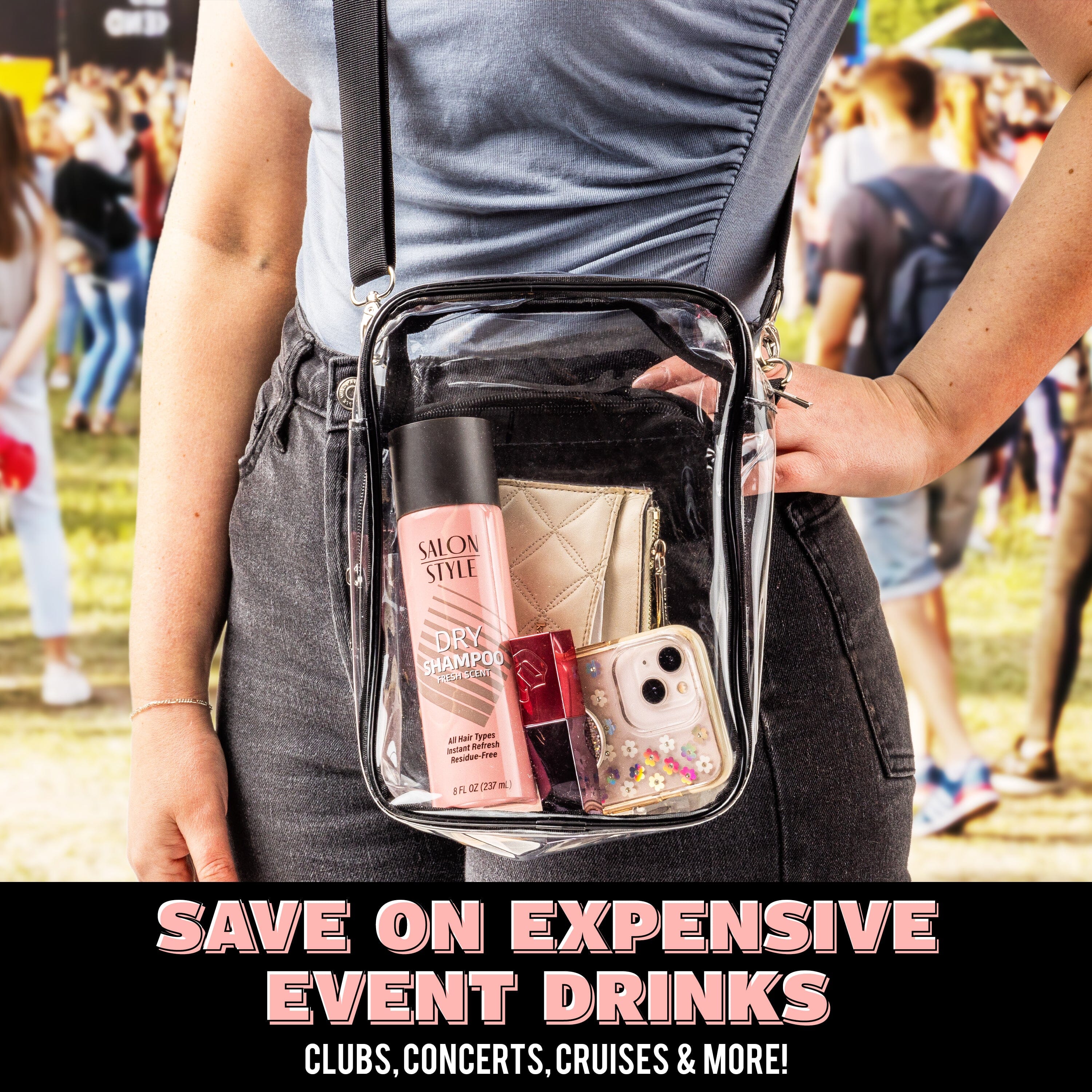 GoPong Hair Spray Flask 2 Pack (16 oz Total) - Hidden Alcohol Travel Flasks for Women GoSports 