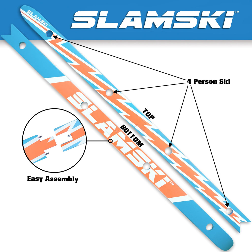 GoSports Slamski 4 Person Drinking Ski - Retro Beach Chair GoSports 