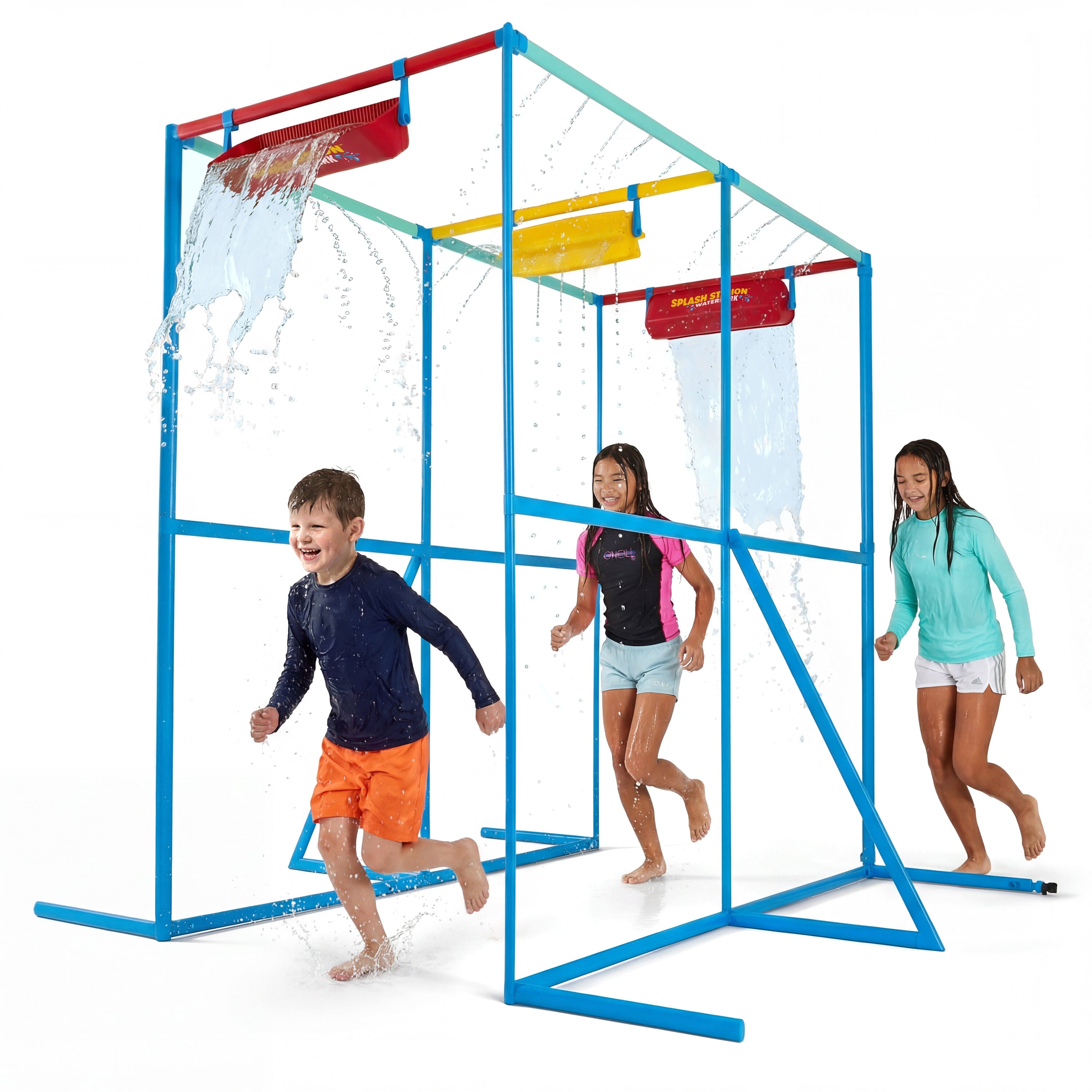 GoSports Splash Station Waterpark XL - Backyard Water Park for Kids, Outdoor Water Play Equipment with Sprinklers & Buckets Playgosports.com 