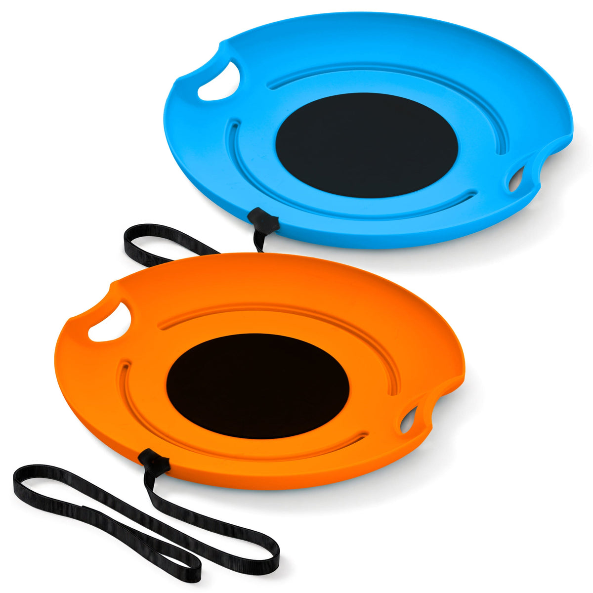 29" Heavy-Duty Snow Saucer Sled with Padded Seat, 2-pk Gosports Snow Sports 