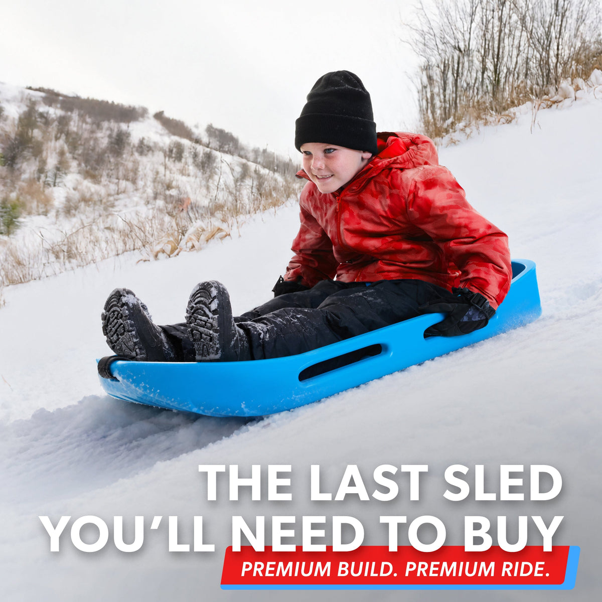 40" Heavy-Duty Snow Sled Gosports Snow Sports 