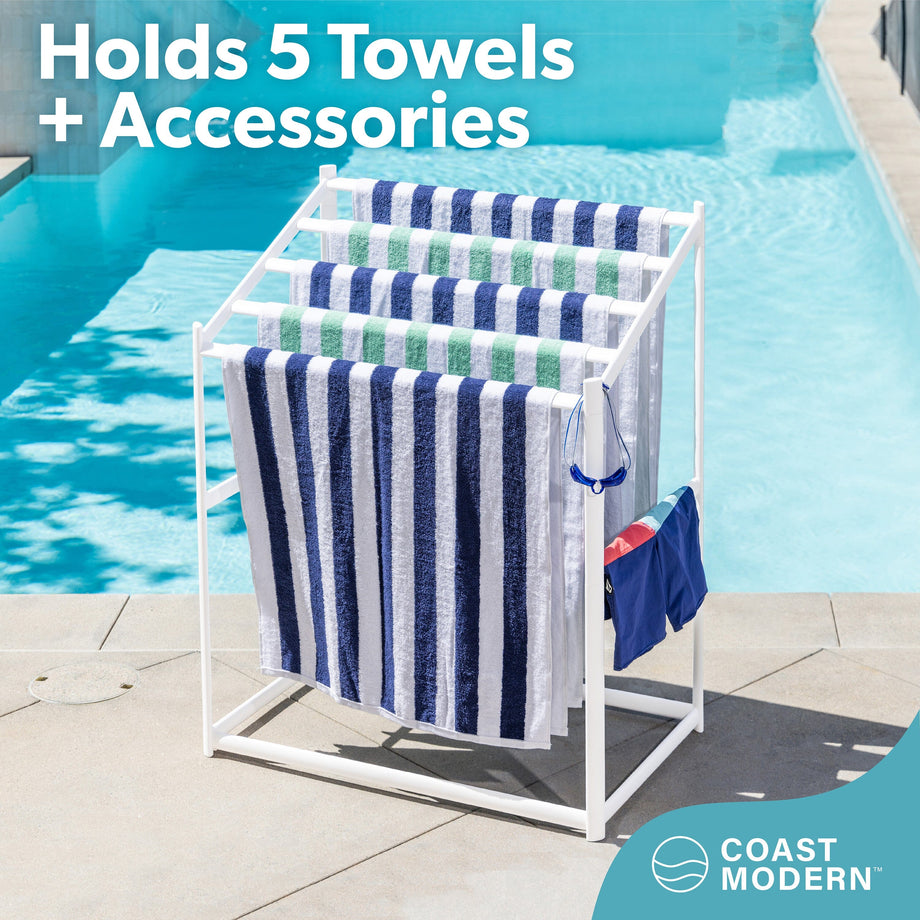 Pool Towel Holder Towel Drying Stand Pool Towel Rack Outdoor