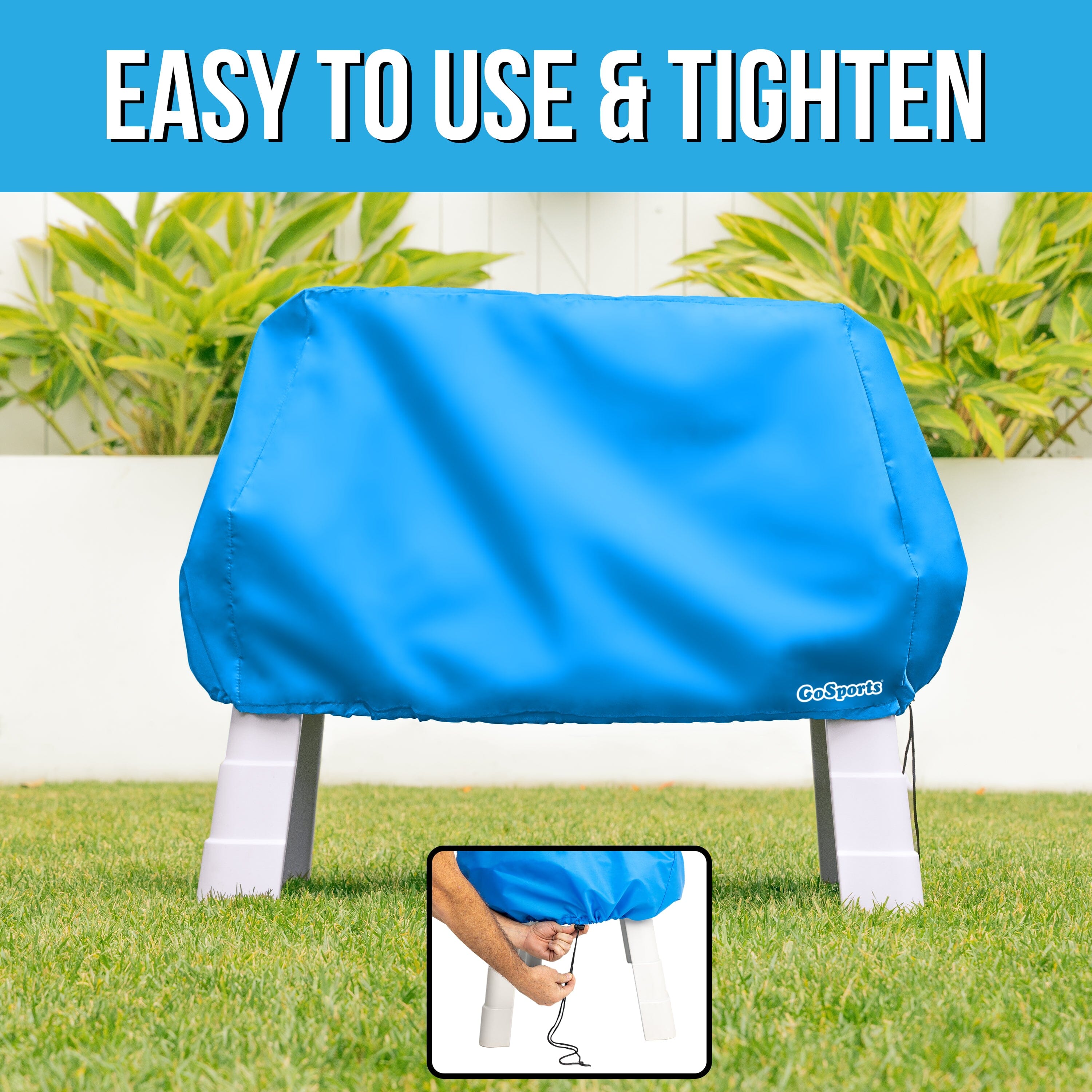 GoSports Universal Kids Water Table Cover - Anti-UV, Waterproof - Fits up to 41 x 25 x 34 Inches - Cover ONLY - Blue GoSports 