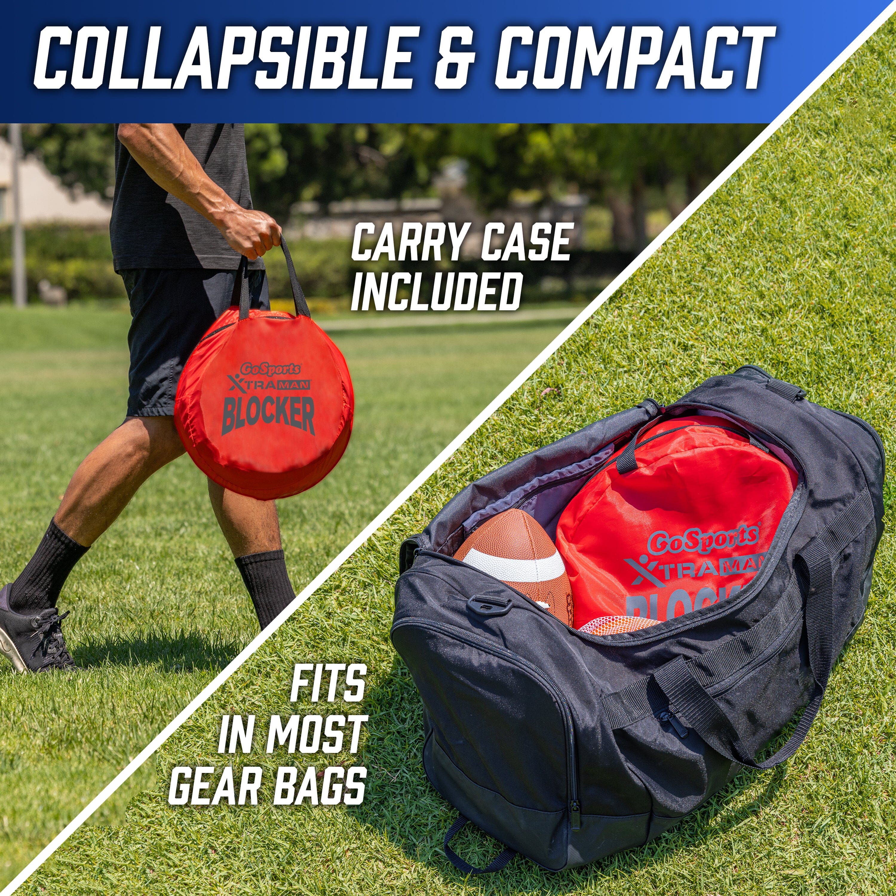 GoSports XTRAMAN Blocker Pop-Up Defenders 3 Pack - Regular Size