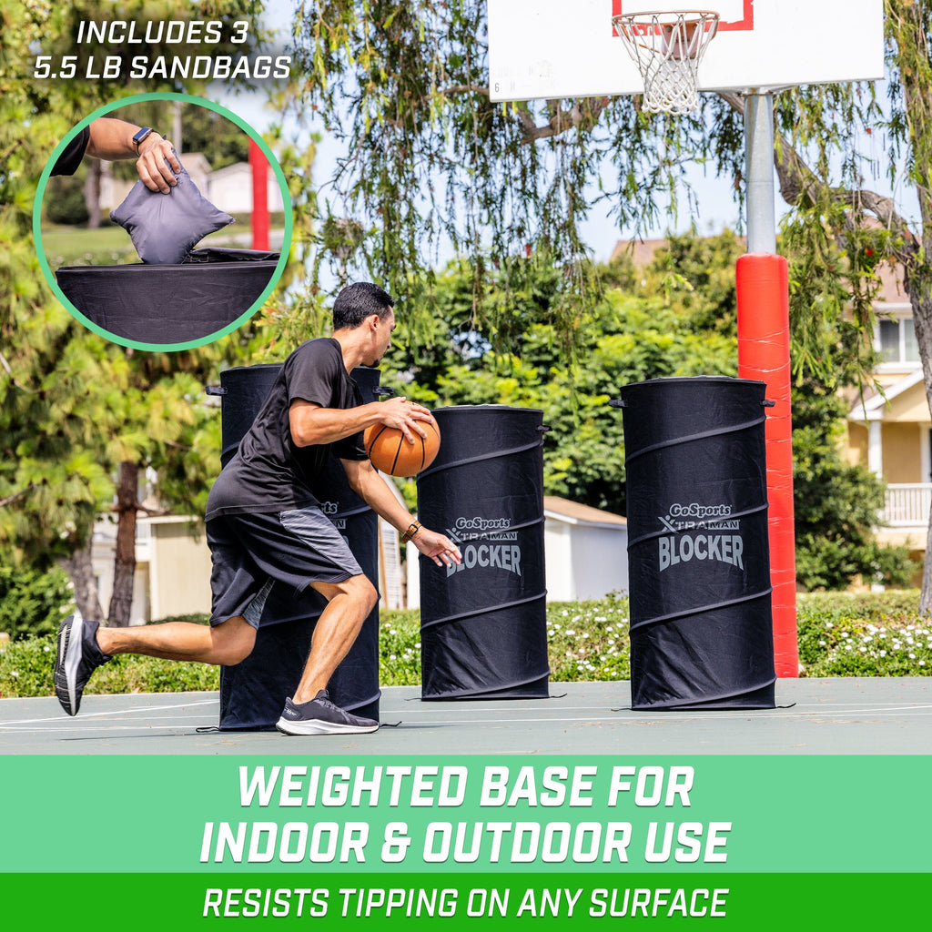 GoSports XTRAMAN PRO Pop Up Defender 3 Pack - Multi-Sport Blocking ...