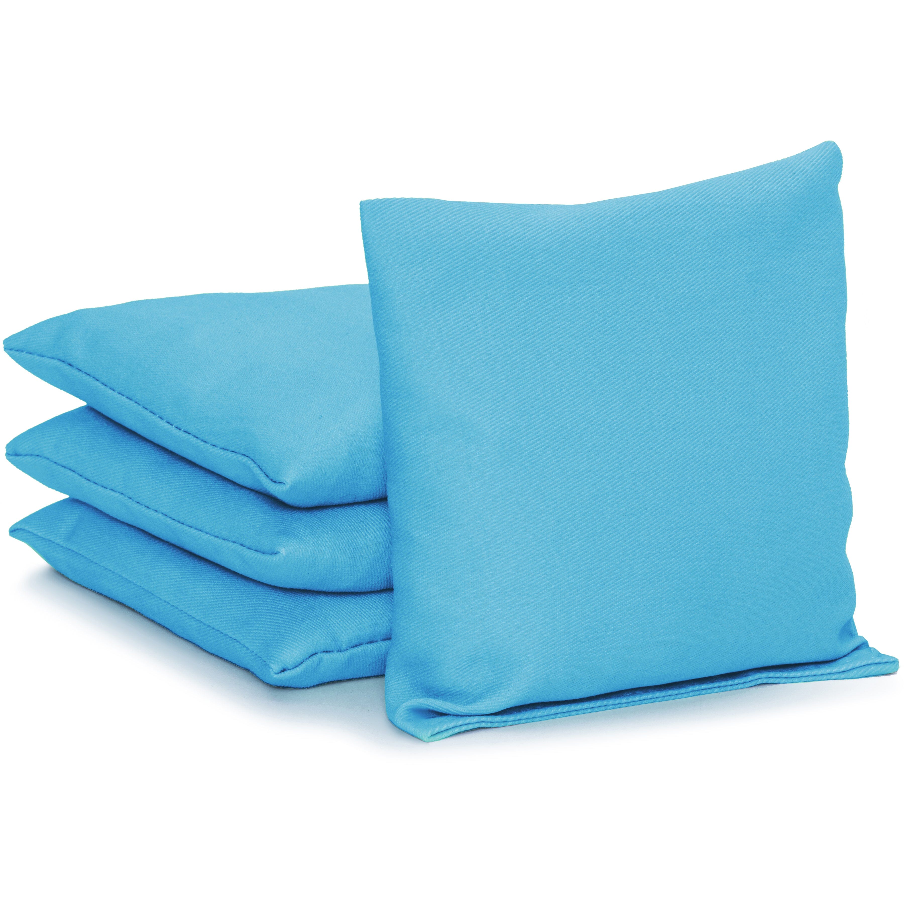 GoSports Cornhole Bean Bags Set of 4 - Regulation All Weather - Classic Light Blue Cornhole GoSports 