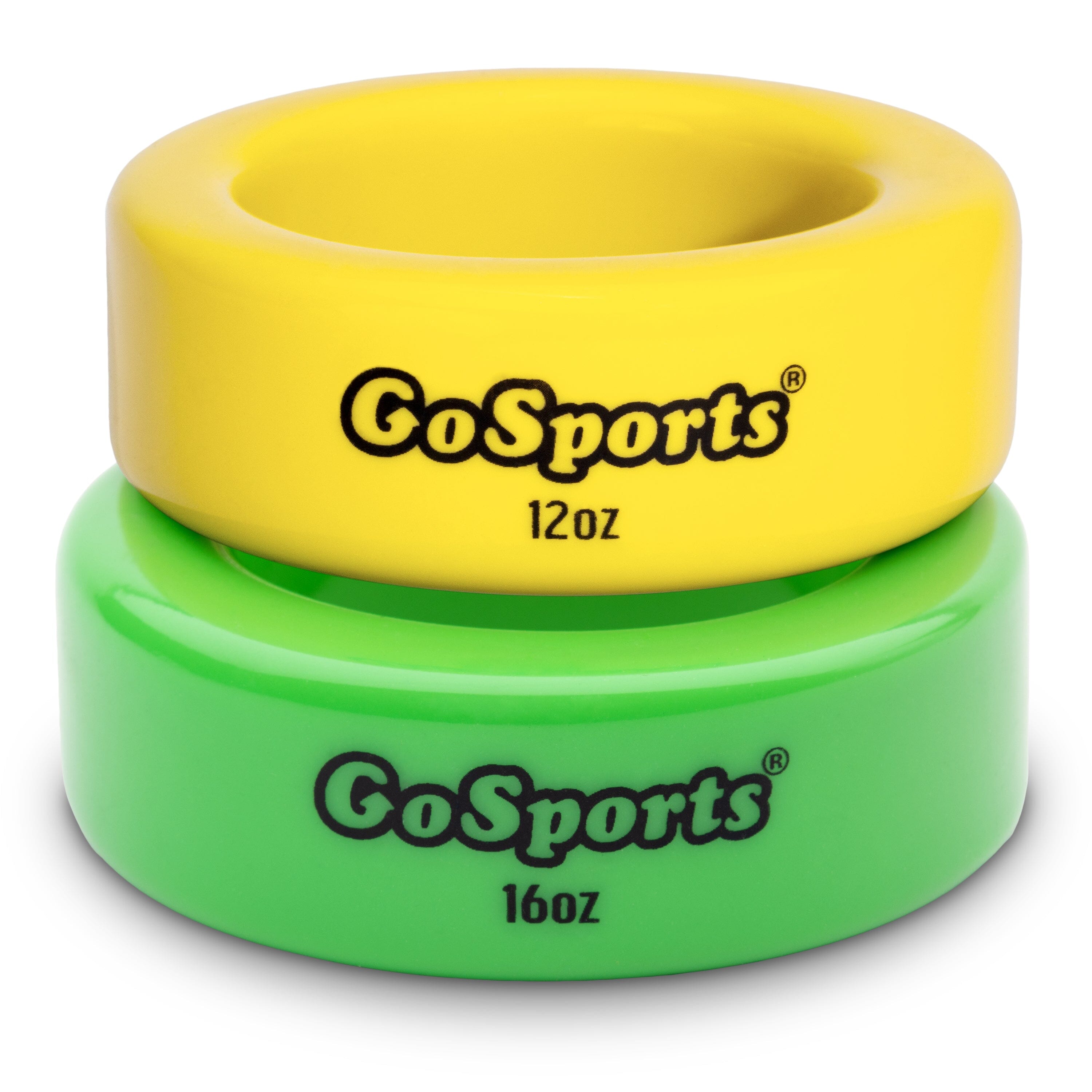 yellow 12oz and green ring 16 oz