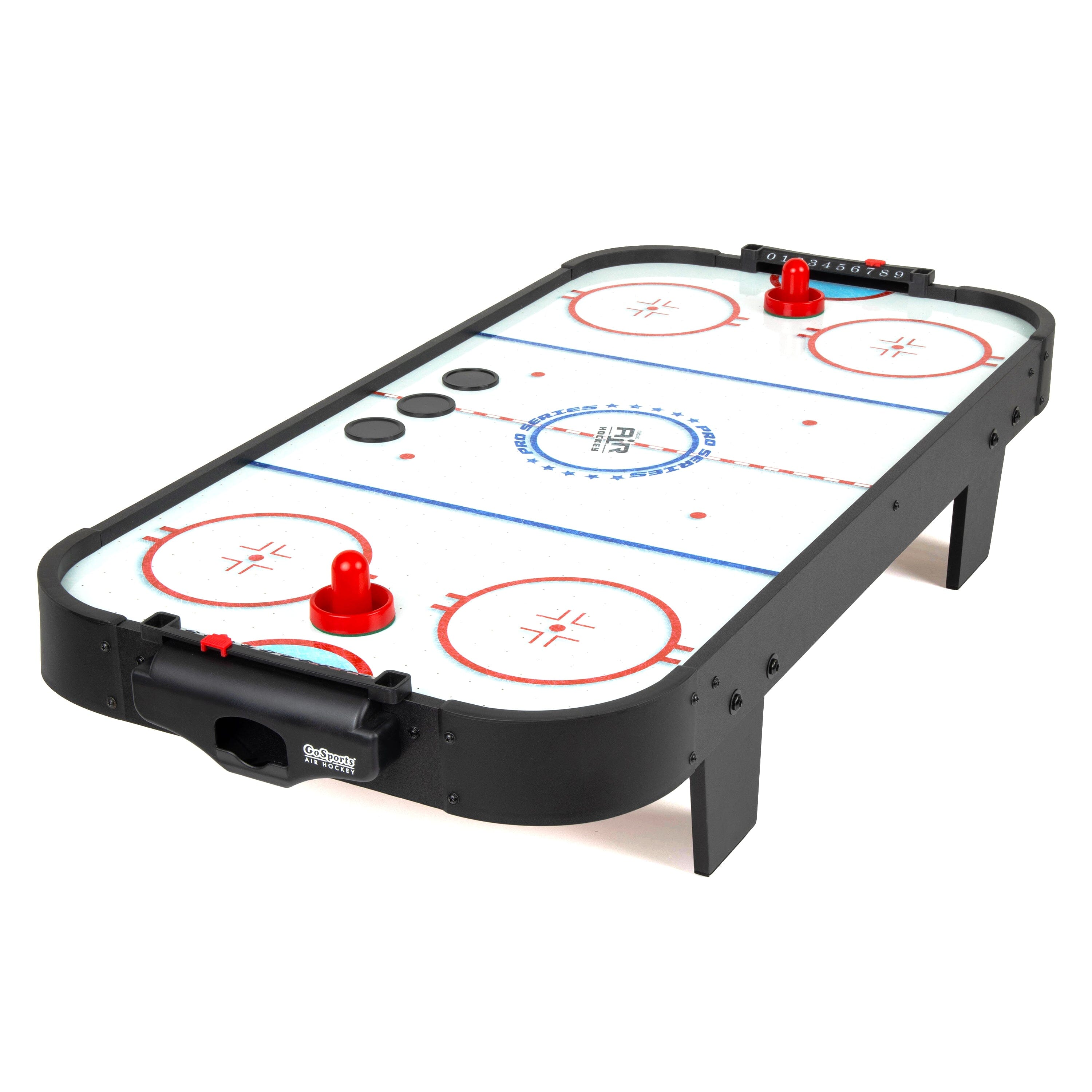 the air hockey table
