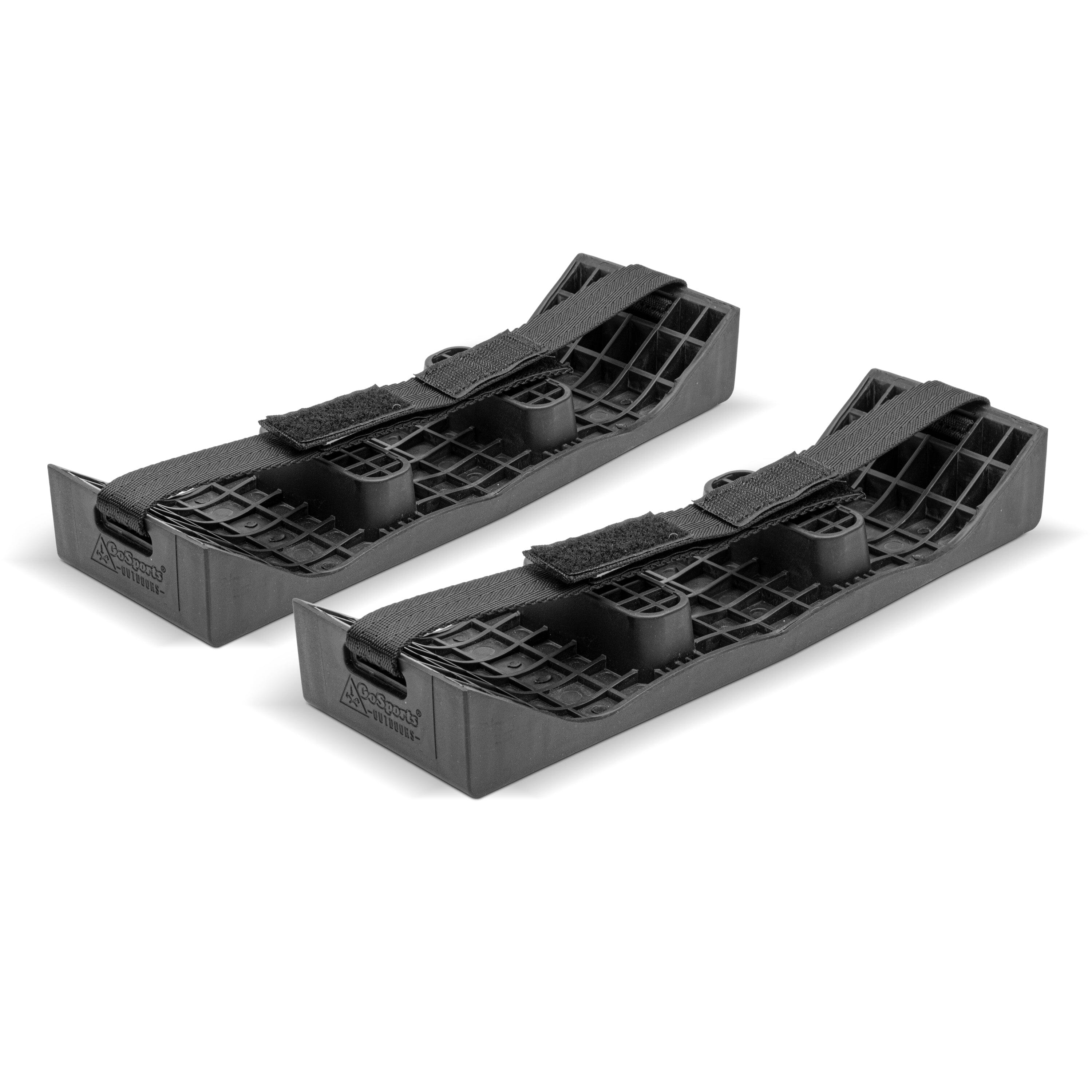 pair of black plastic front bumpers for the bmw e - type