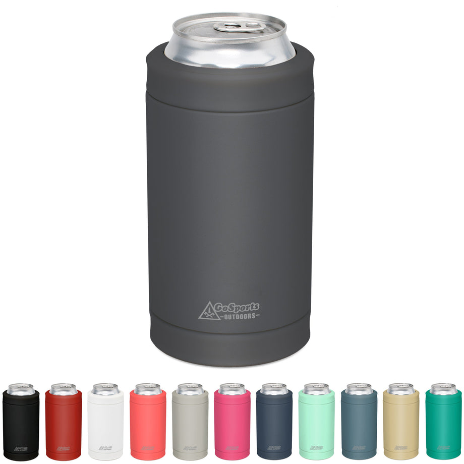 3 in 1 Insulated Slim Can Cooler for 12 oz Cans and Beer Bottle, Stainless  Steel