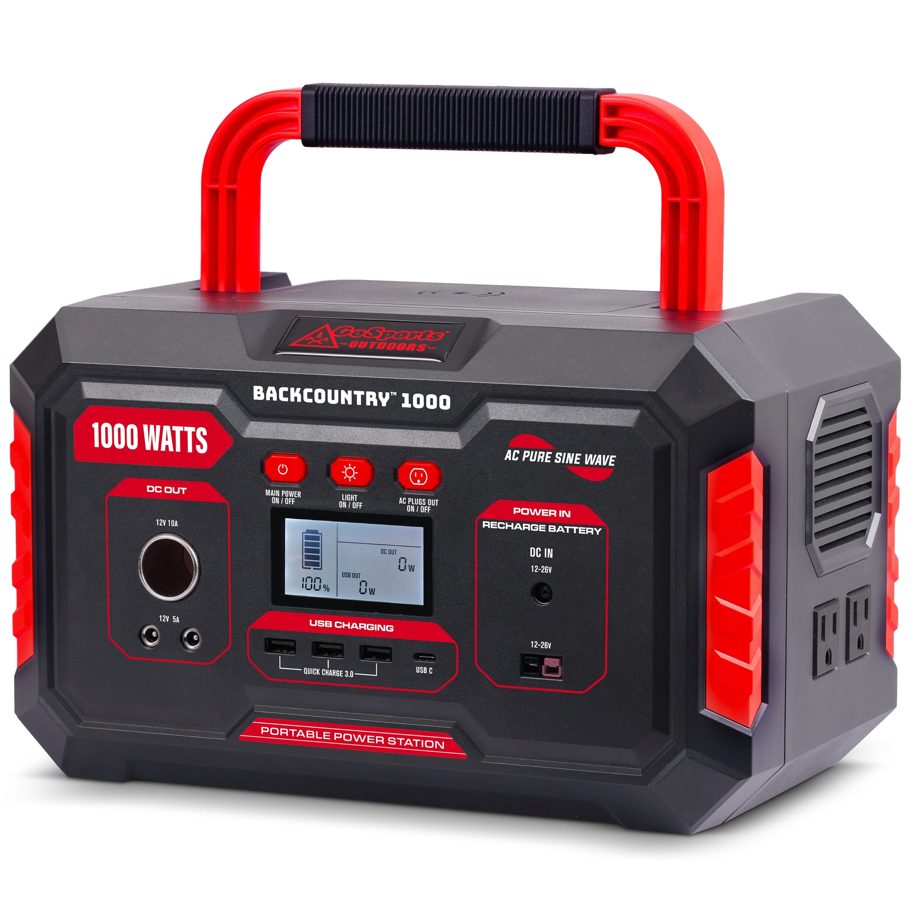 the backup portable battery charger 1000 watts