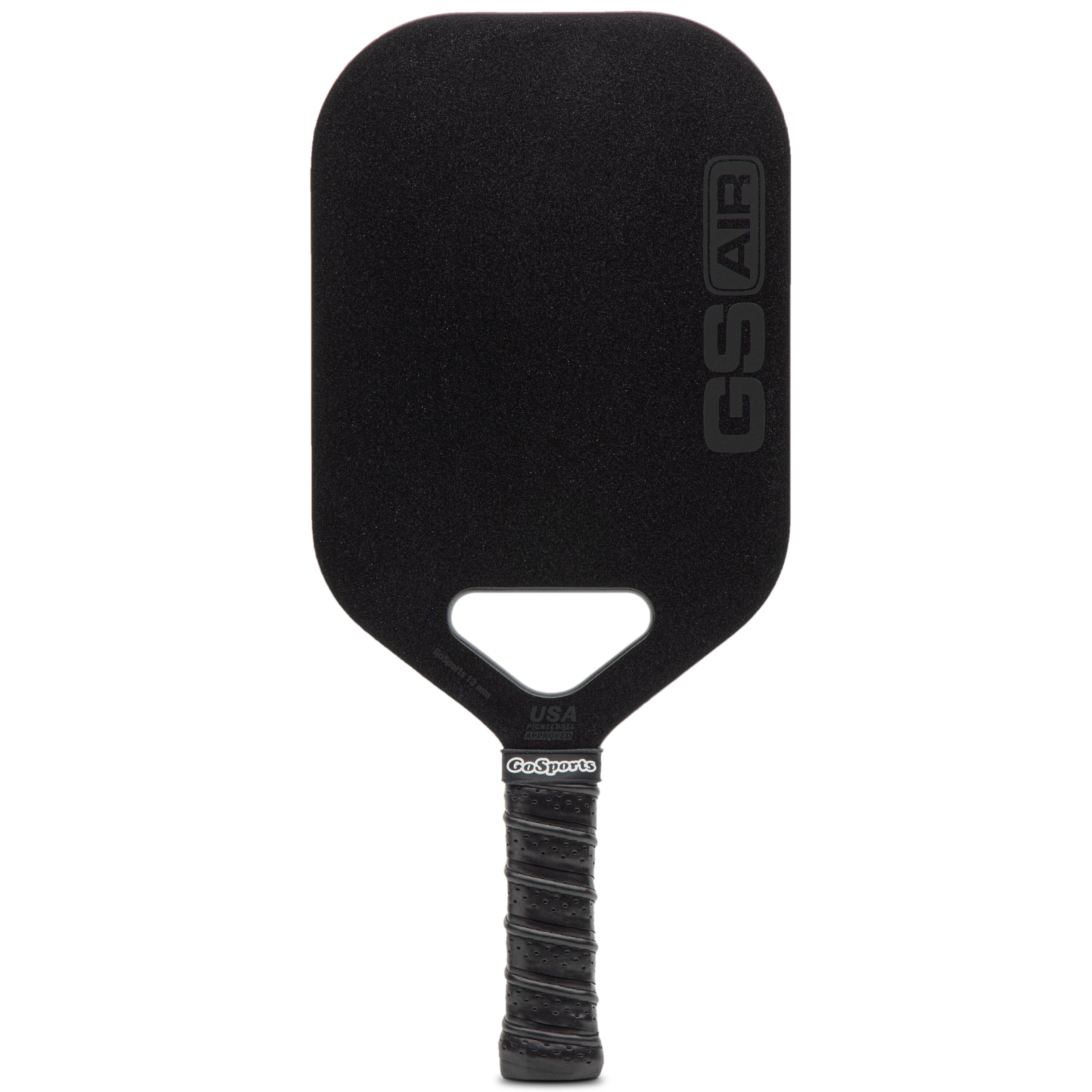 a black paddle paddle with a black paddle paddle