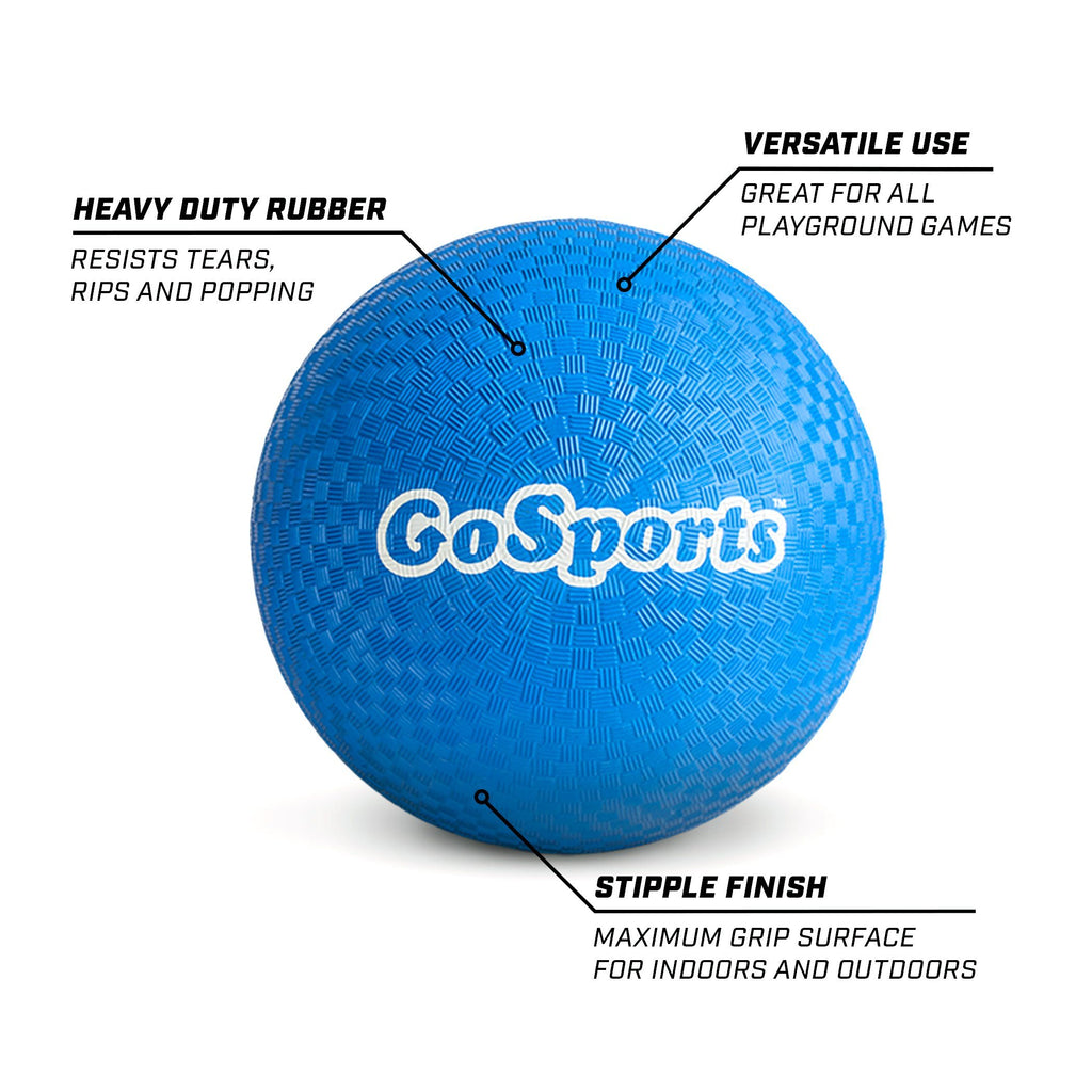 GoSports 8.5" Playground Ball (Set of 6) with Carry Bag and Pump, Playground Ball playgosports.com 