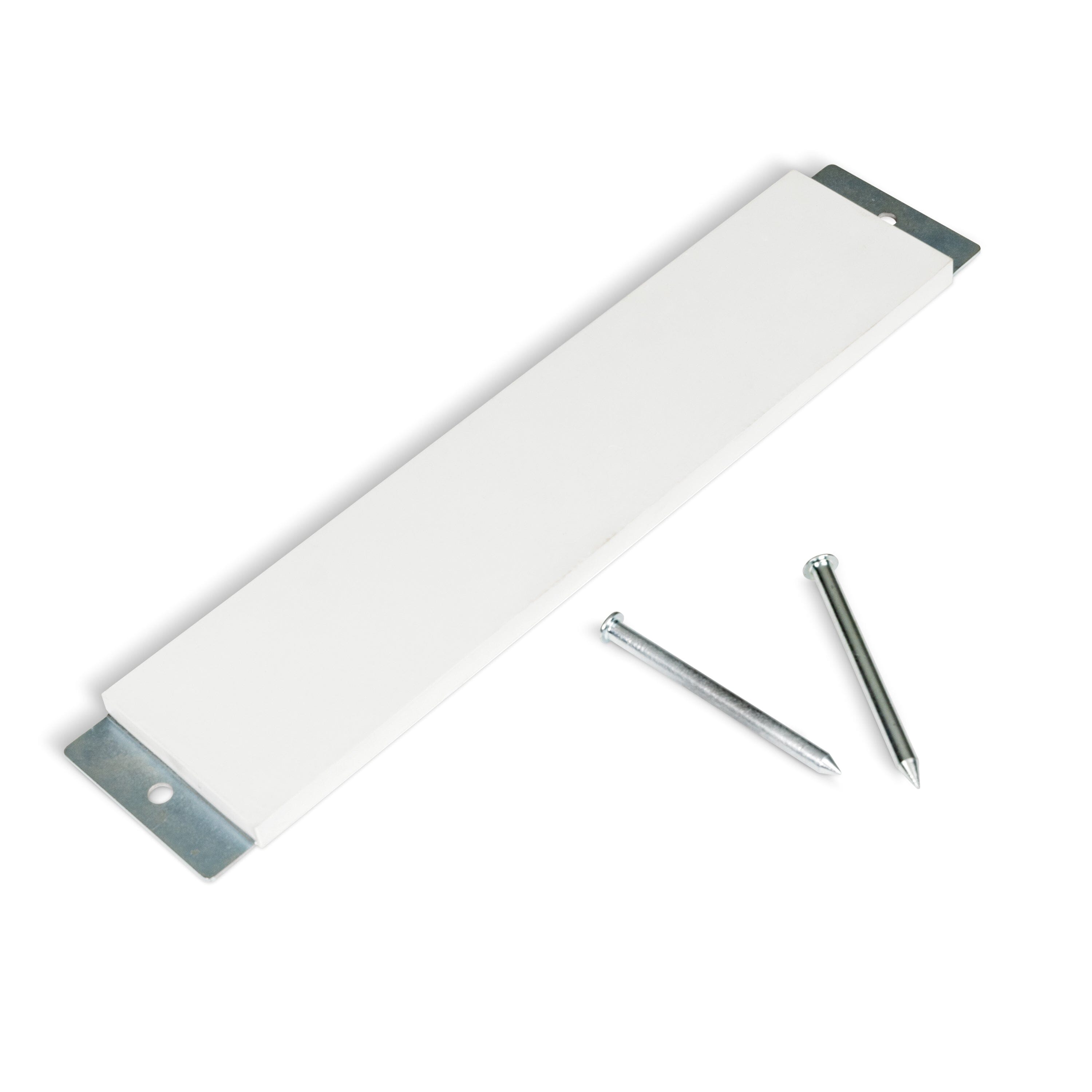 a white plastic sheet with a pen and a white sheet