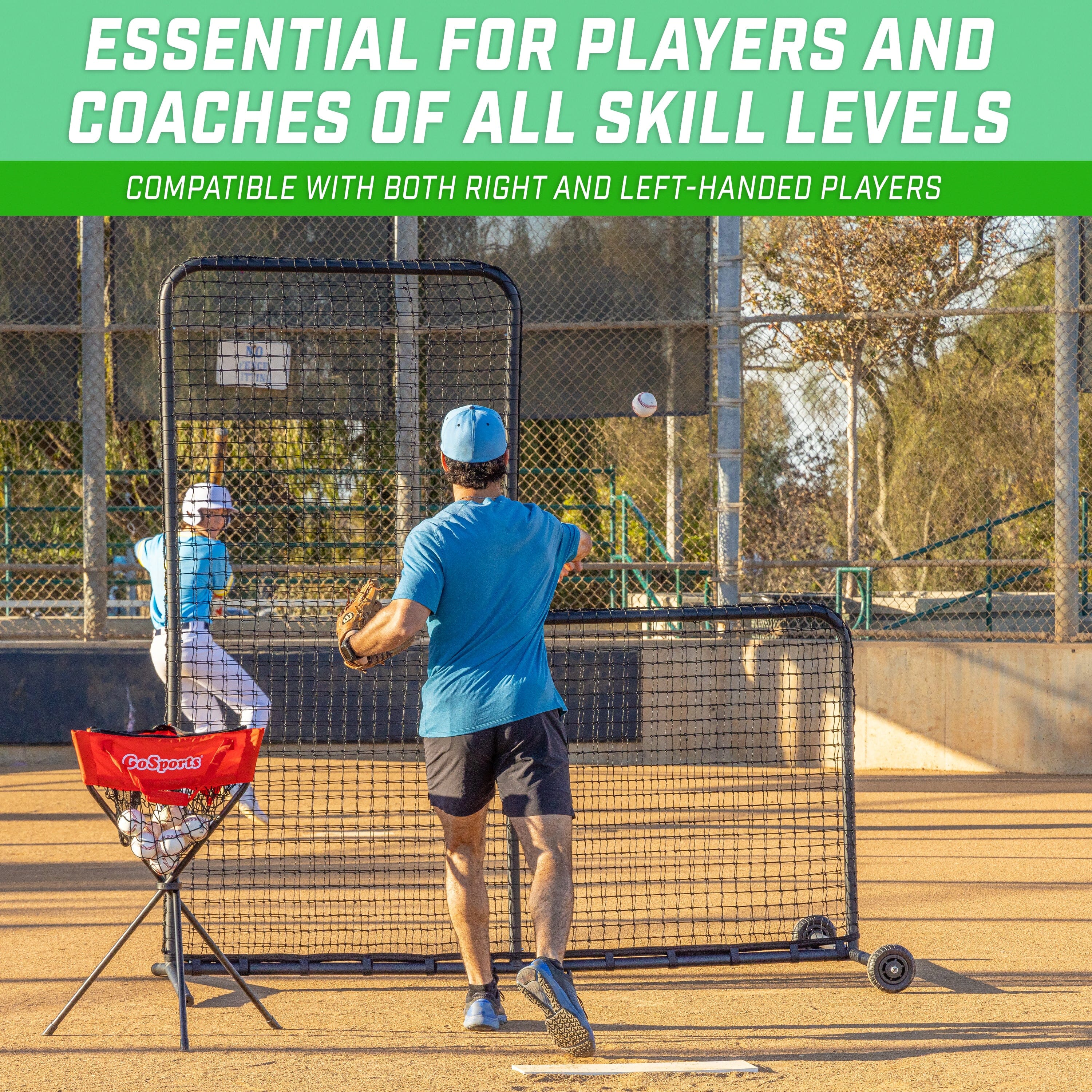 a man swinging a baseball bat on a baseball field