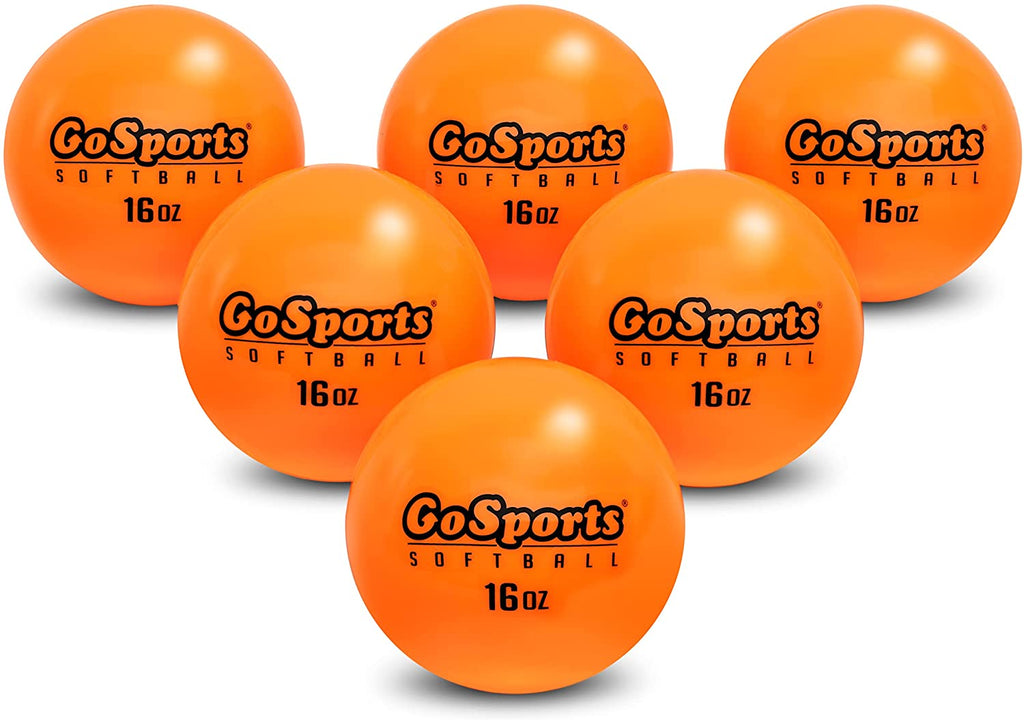 GoSports 3.82" Weighted Training Softballs - 6-Pack Baseball playgosports.com 
