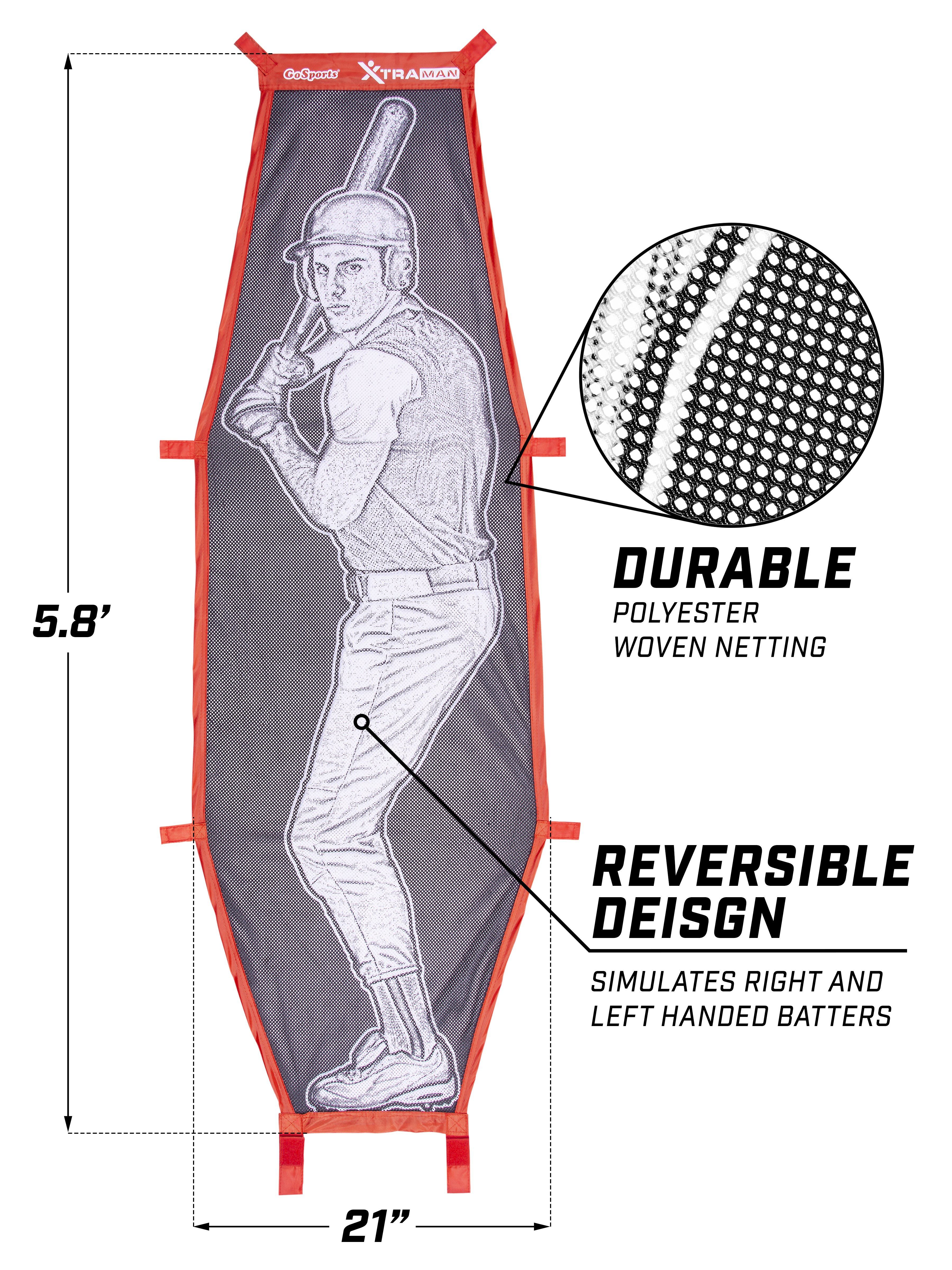 the baseball bat cover is shown with measurements