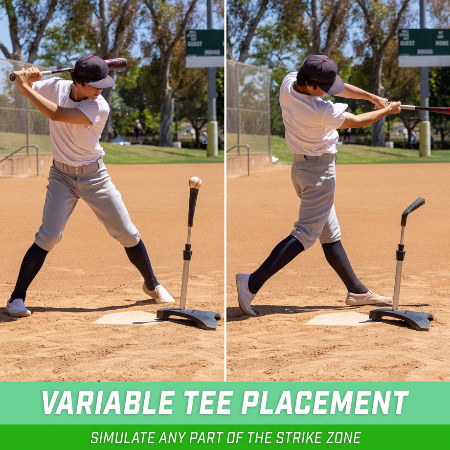 VGEBY 1Pc Baseball Tee, Adjustable Batting Tee Softball Tripod T Stand Practice Training Hitting Baseball並行輸入