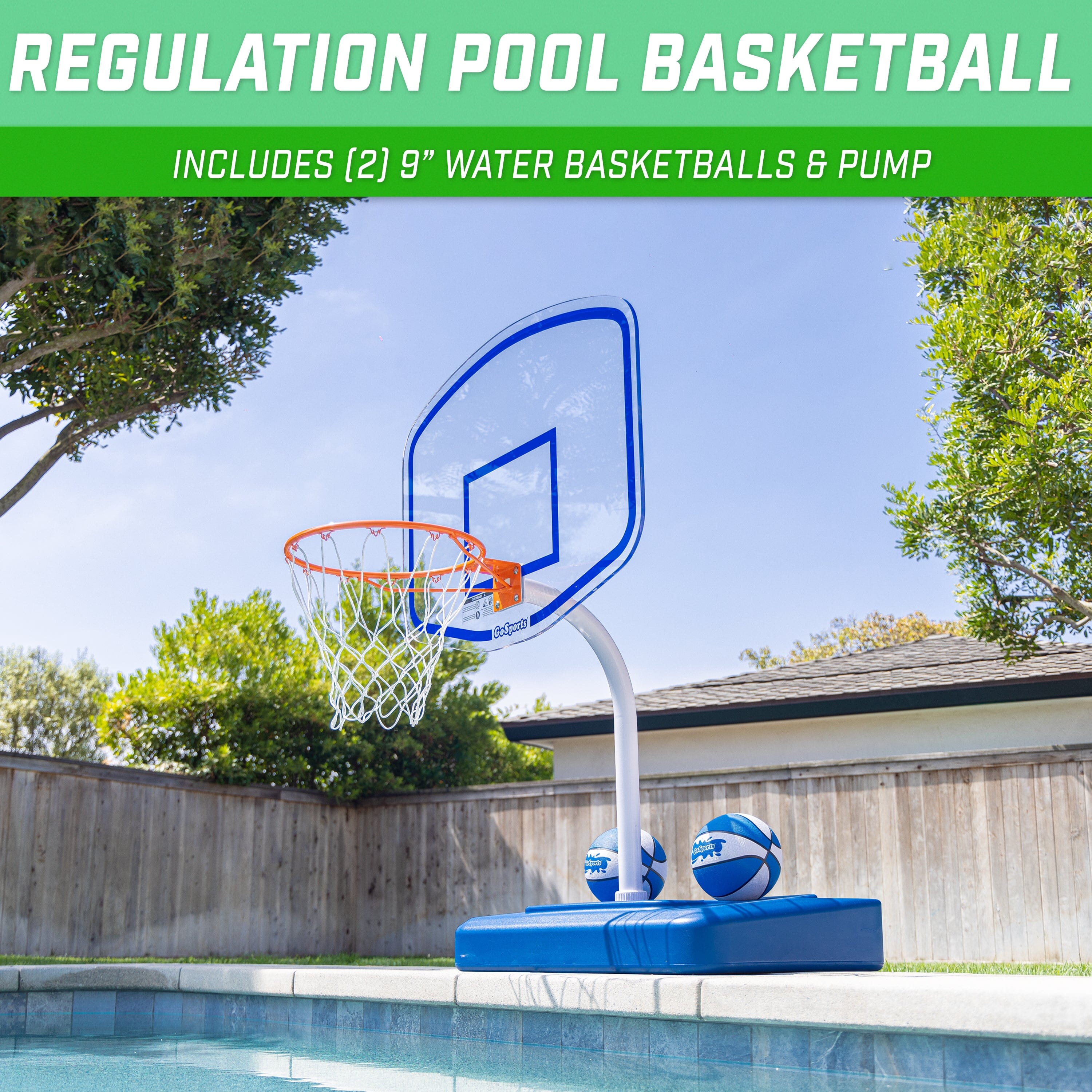 GoSports Premium Acrylic Backboard Splash Hoop ELITE – PlayGoSports.com
