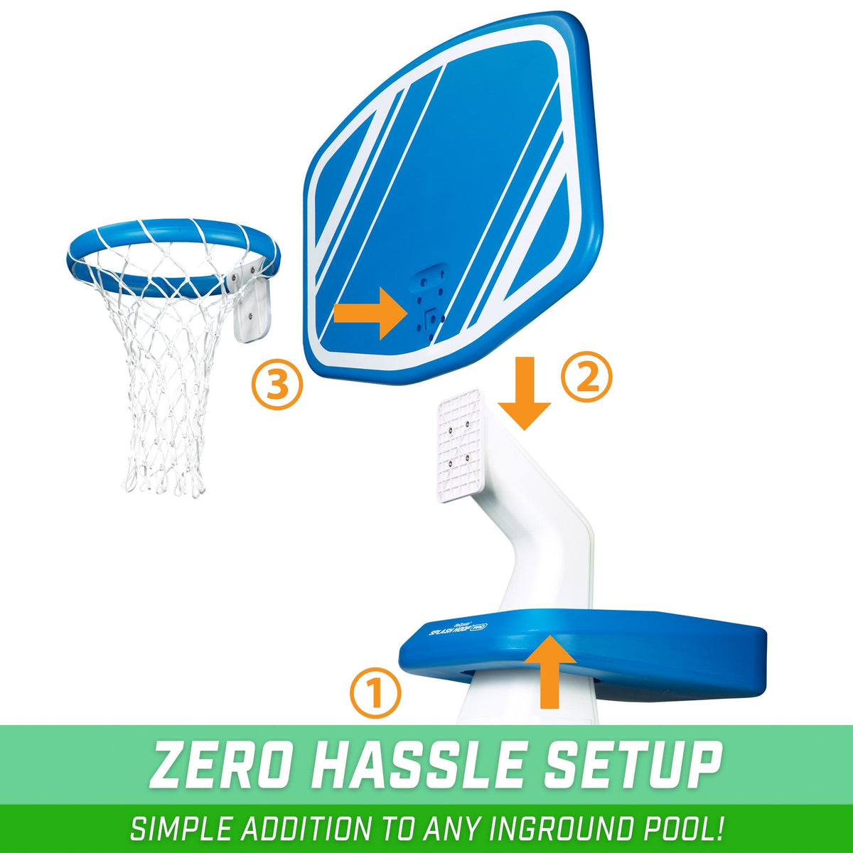 GoSports Splash Hoop Pro REPLACEMENT Rim Bracket and hardware pack ...