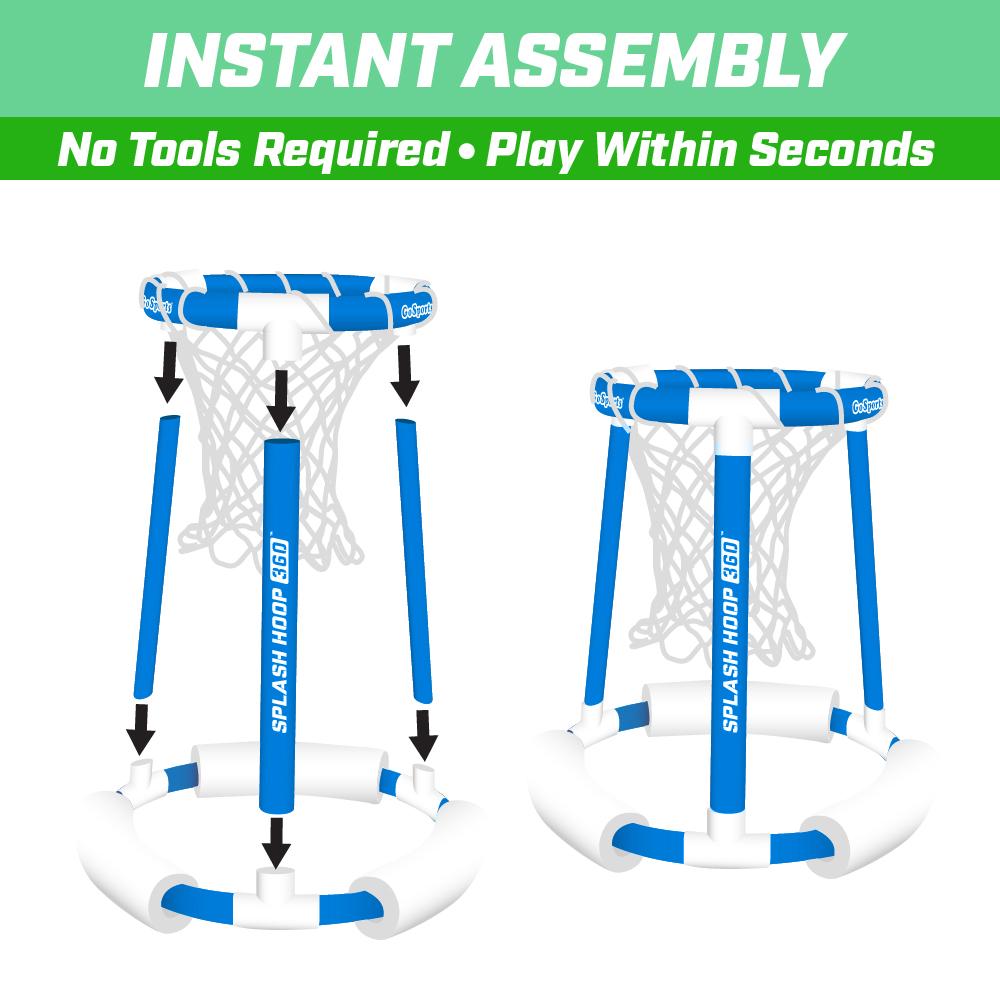 assembly instructions for pool float basketball