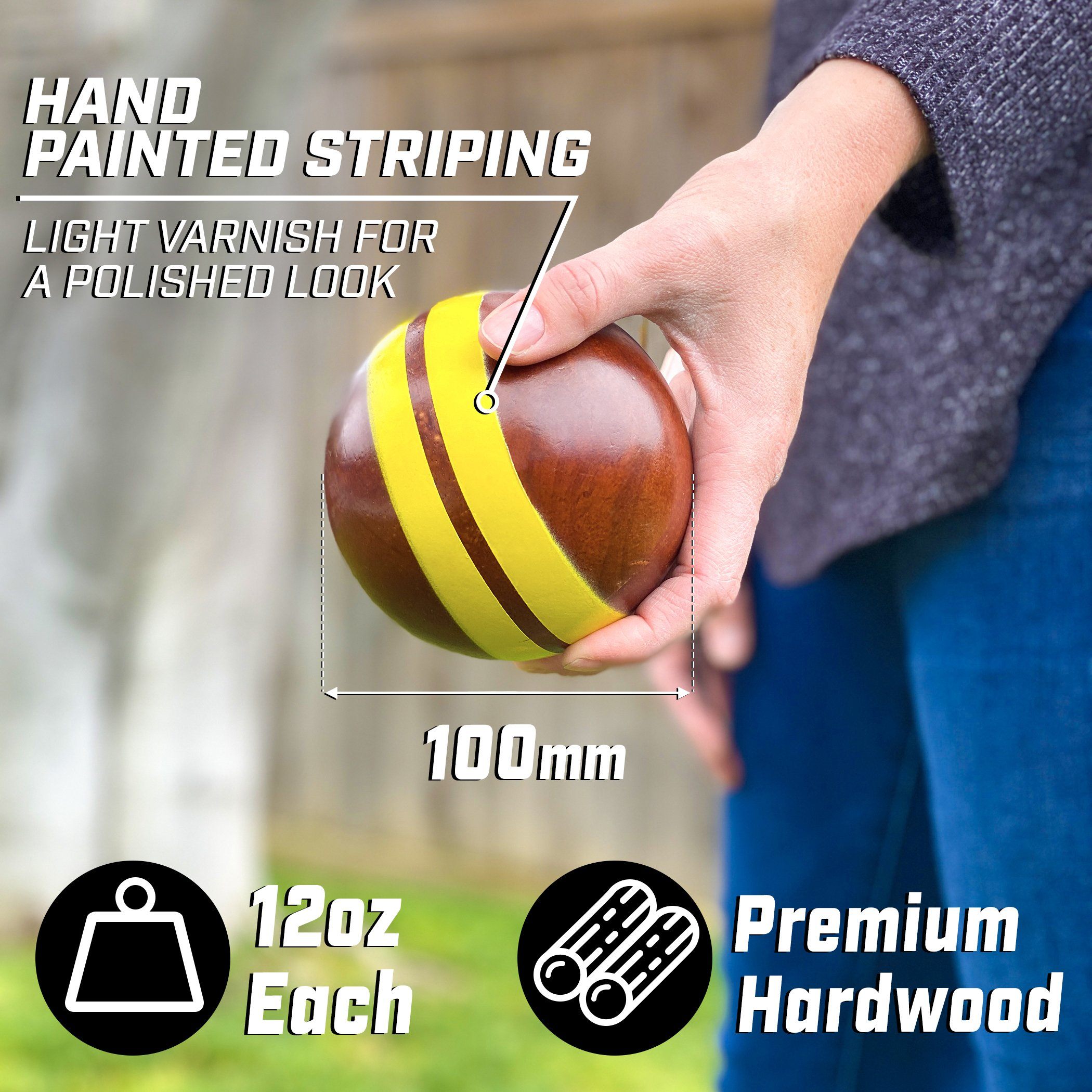 a person holding a ball with a string