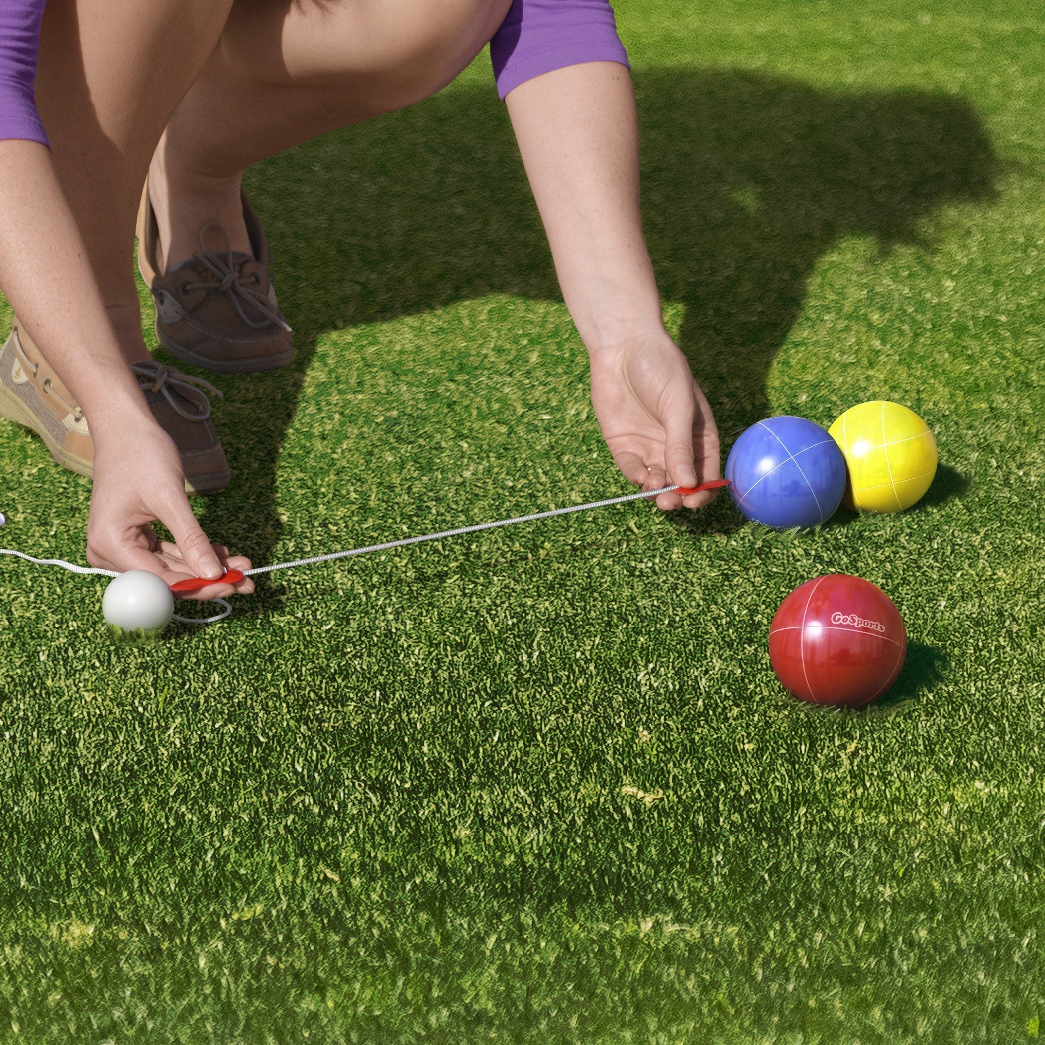 a woman bending her balls into a line