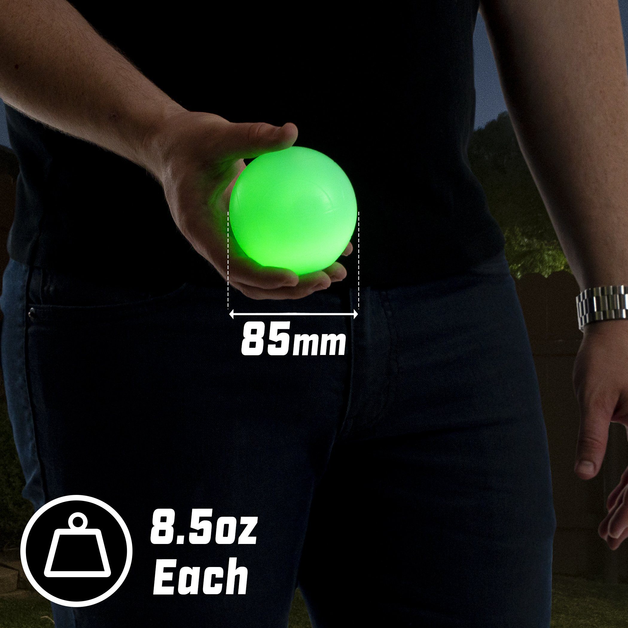 Led Racket Balls Led Bocce Ball Set