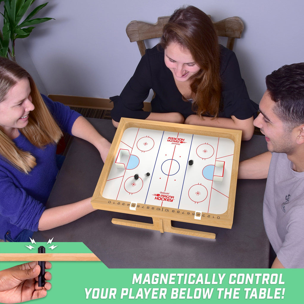 GoSports Magna Hockey Tabletop Board Game | Magnetic Game of Skill for Kids & Adults Magna Ball playgosports.com 