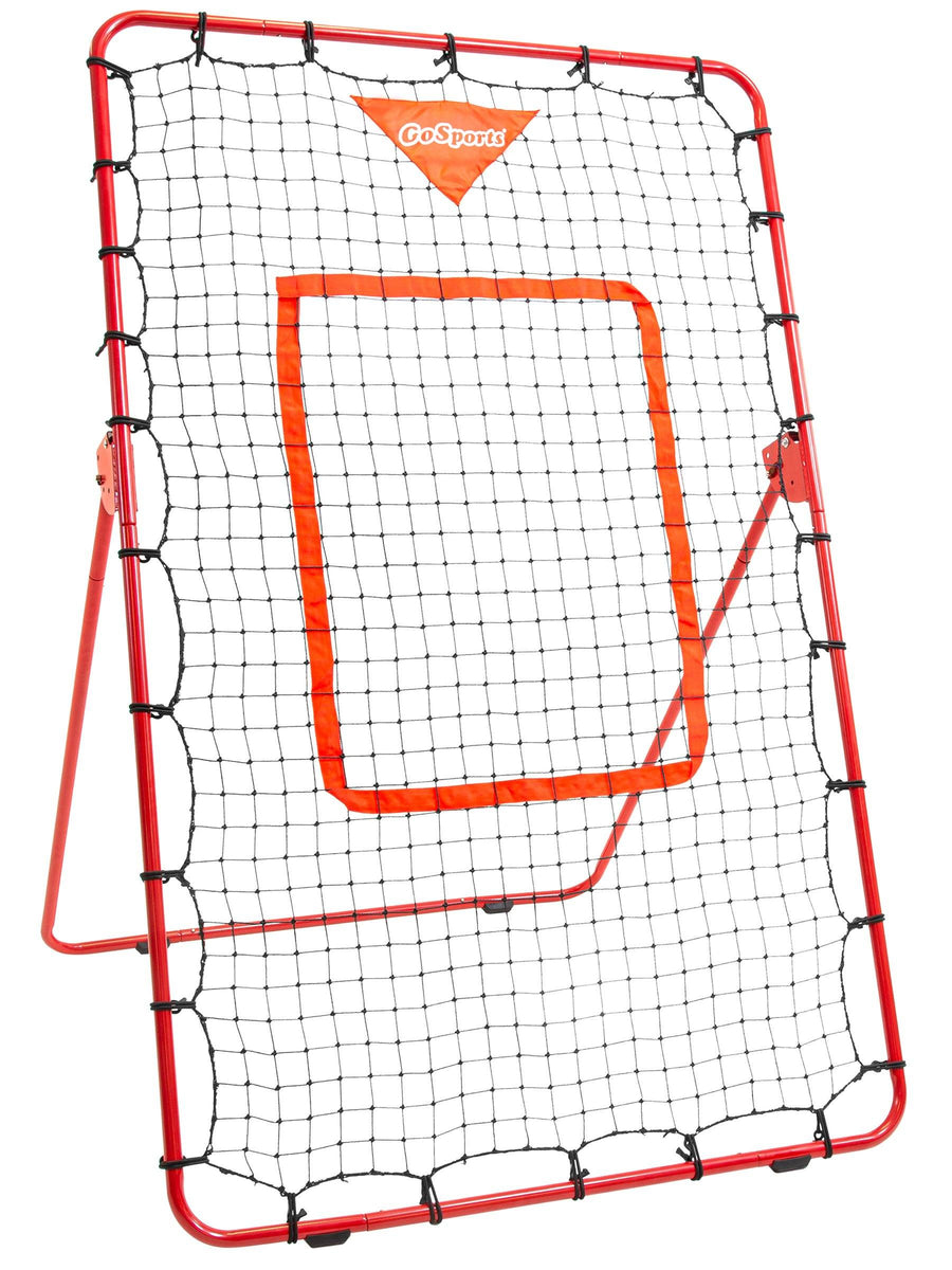 GoSports 5ft X 3ft Baseball/Softball Rebounder Net - Pitch Back Trainer With Strike Zone