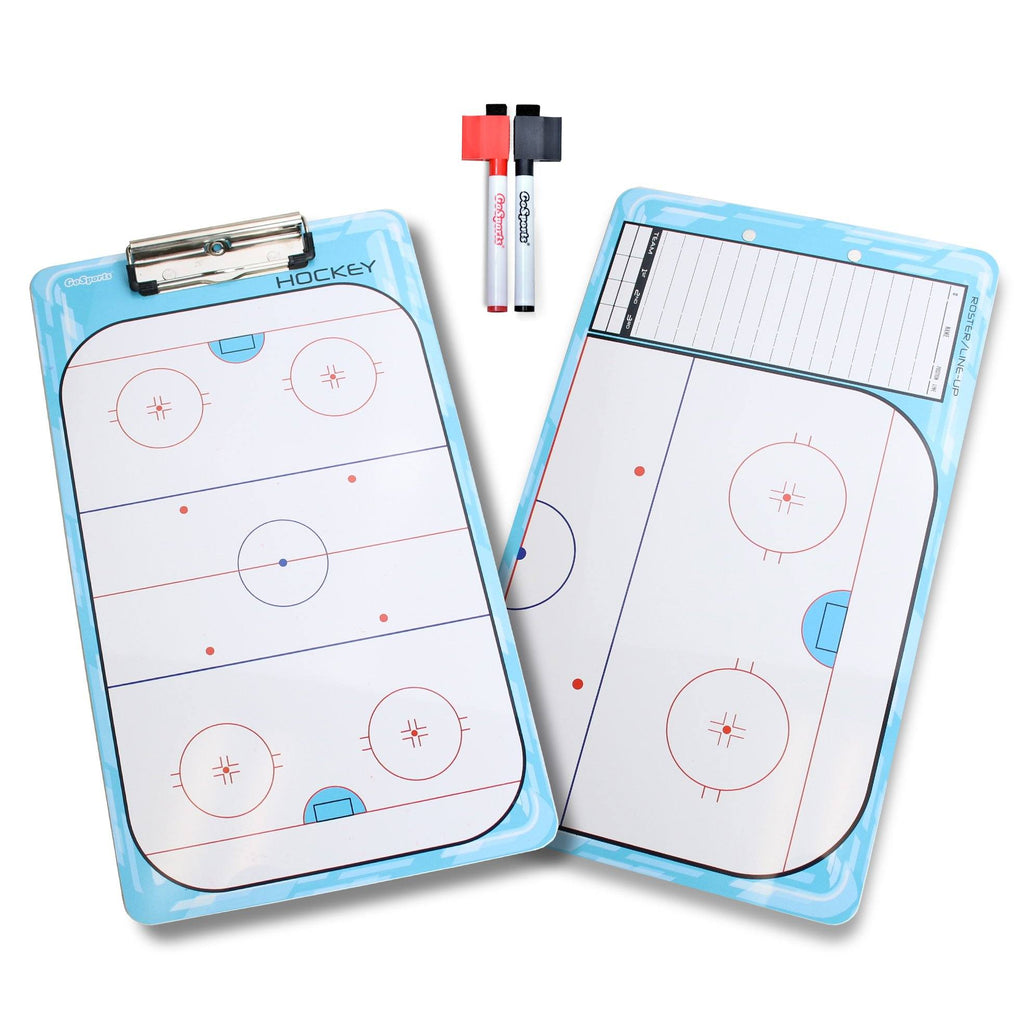 GoSports Hockey Coaches Boards - 2 Sided Premium Dry Erase Clipboards Coaches Board playgosports.com 