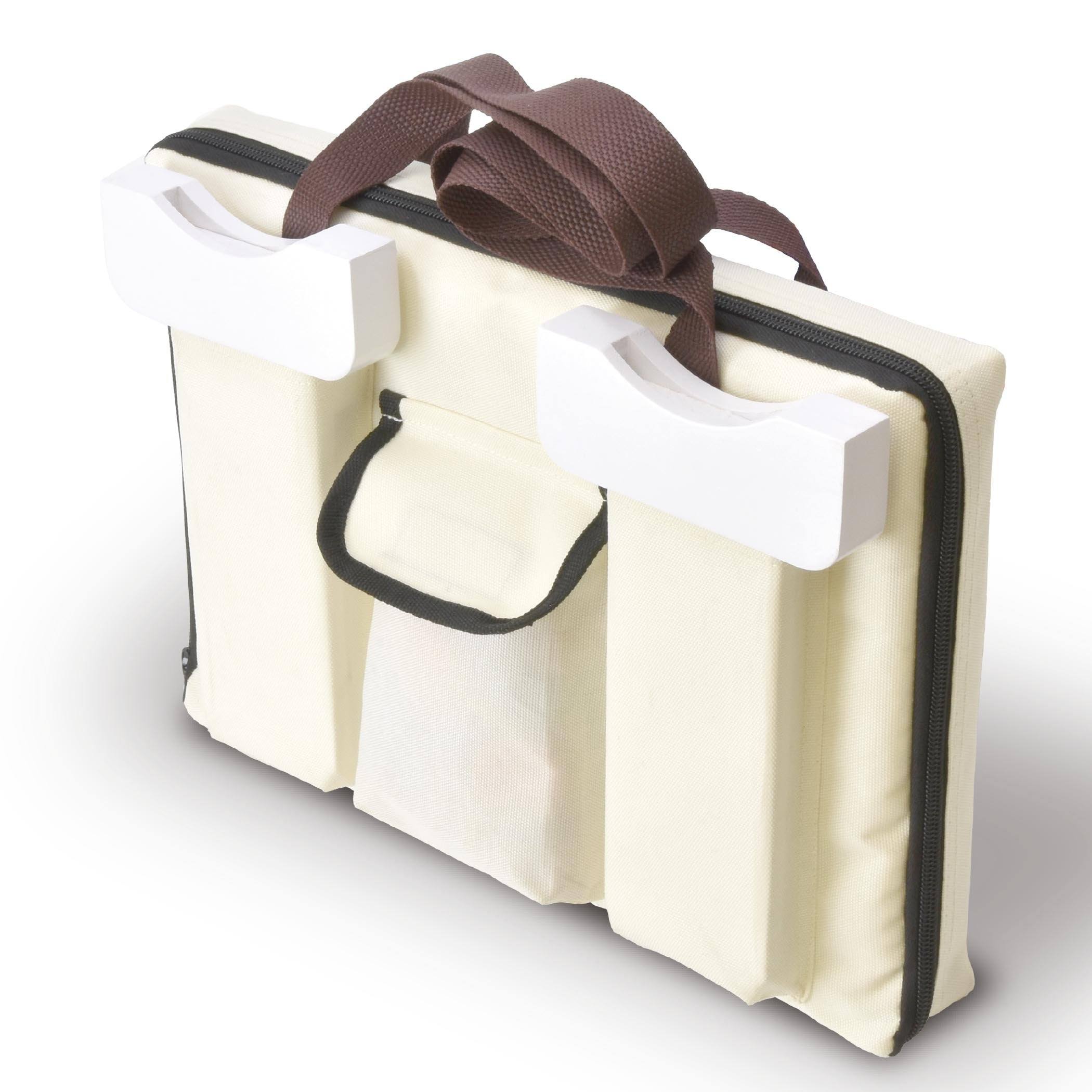 the large canvas tote bag is a great storage solution for small items