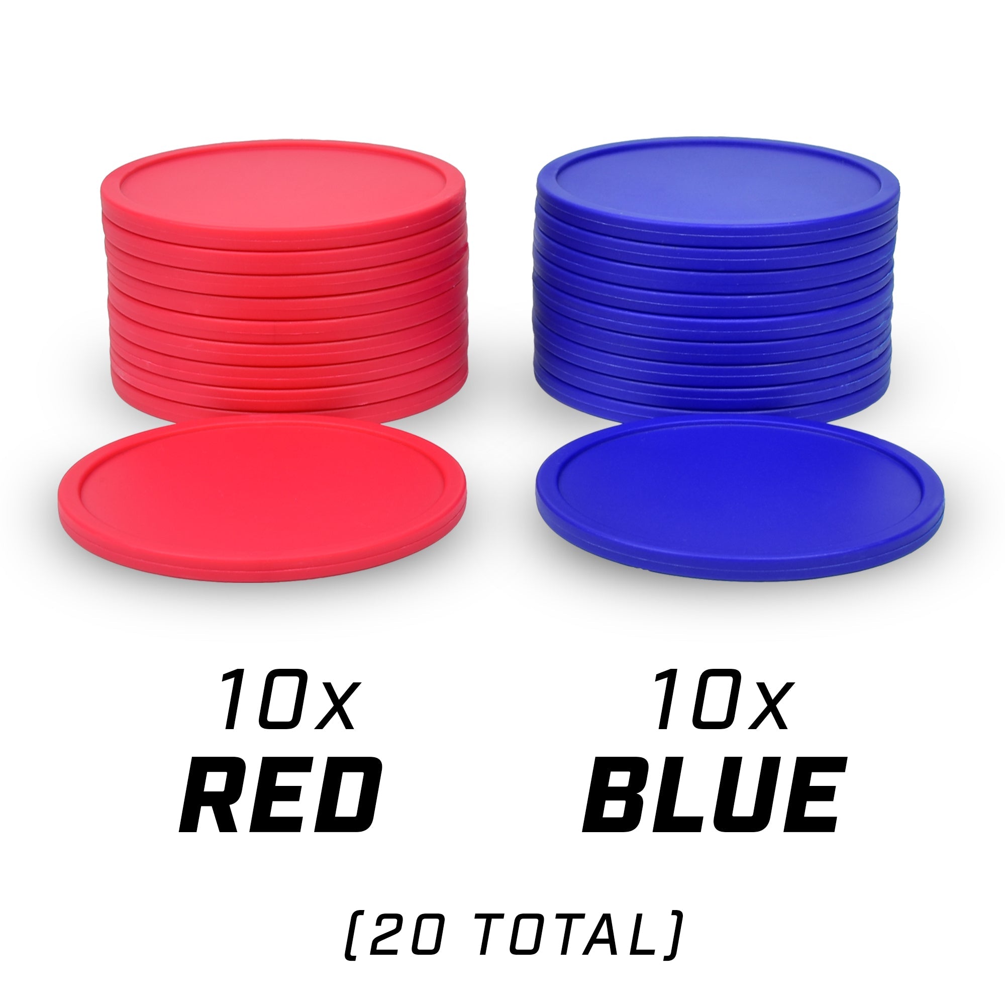 10x red blue 10 total