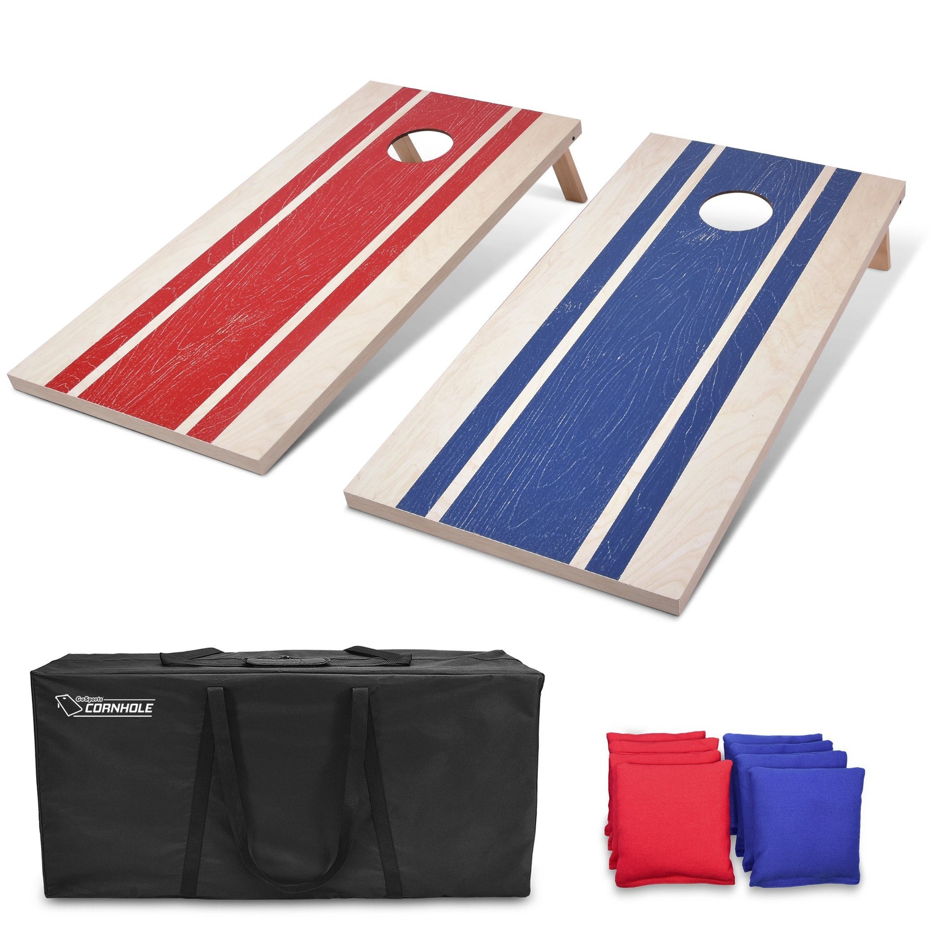 Gomice Housse De Cornhole Imperméable – Tissu Oxford 49x25 Pouces, Protection UV, Poussière, Pluie, Jusqu'à 8 Poufs