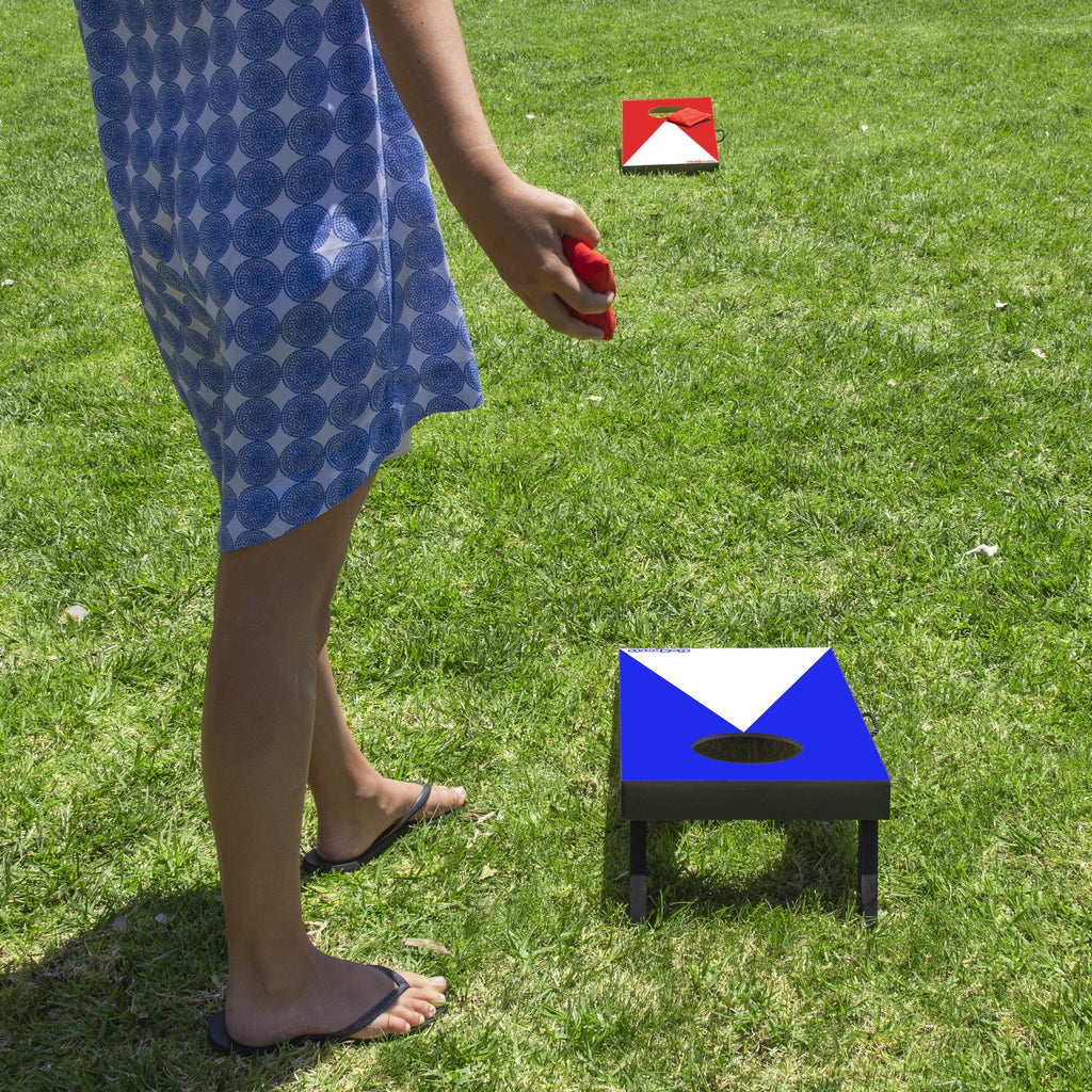 GoSports Portable Junior Size Cornhole Game Set with 6 Bean Bags - Great for All Ages Indoors & Outdoors Cornhole playgosports.com 