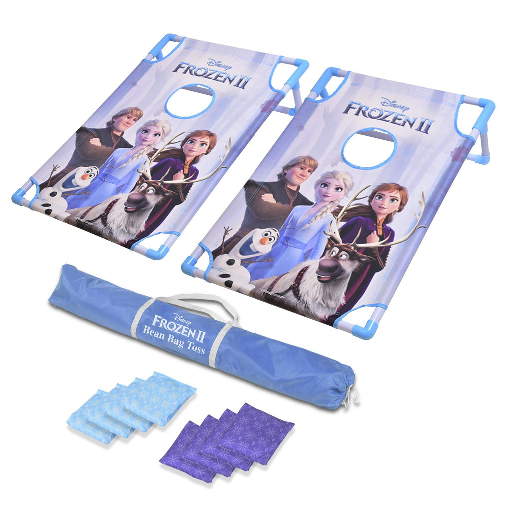 Disney Frozen 2 Bean Bag Toss Game Set by GoSports | Includes 8 Snowflake Bean Bags with Portable Carrying Case Cornhole playgosports.com 