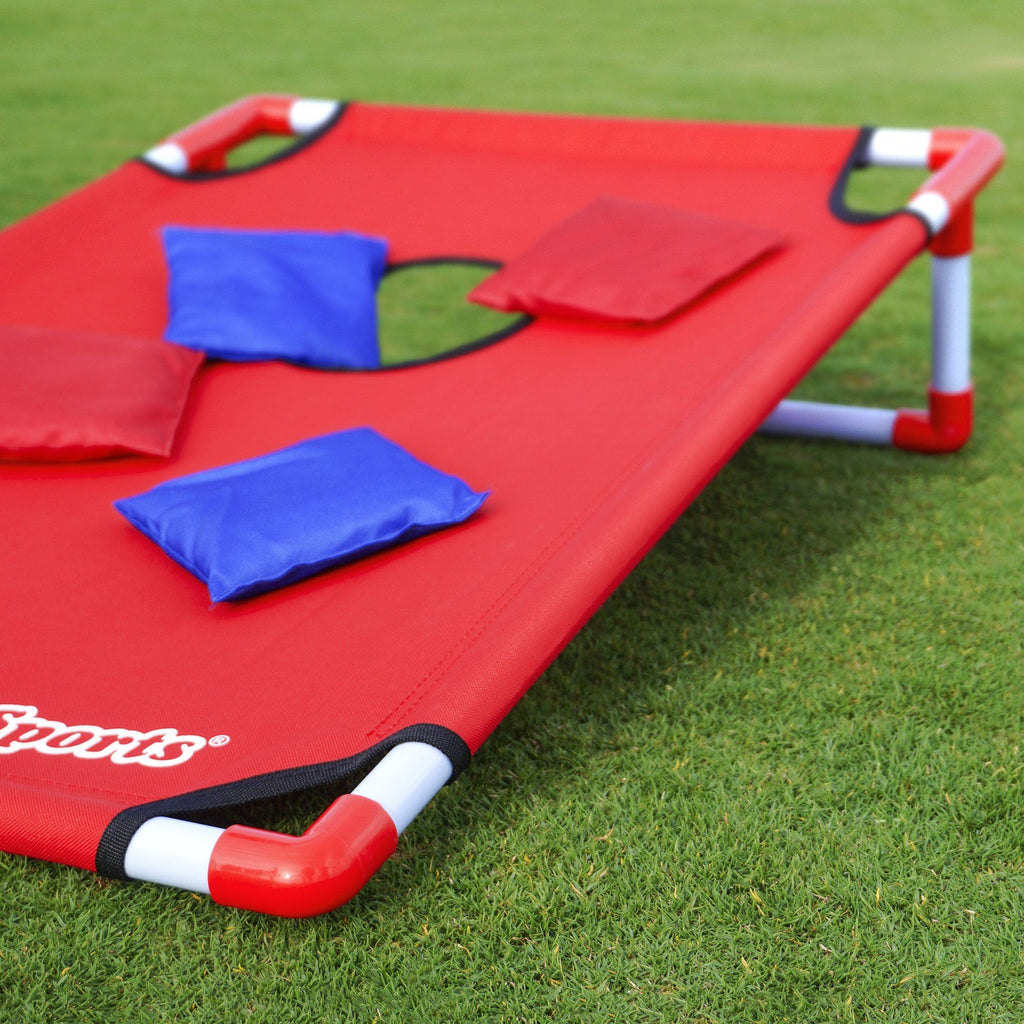 GoSports Portable 3' x 2' PVC Framed Cornhole Game Set with 8 Bean Bags and Travel Carrying Case Cornhole playgosports.com 