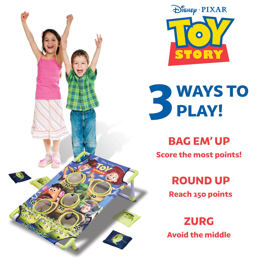 Disney Pixar Toy Story Bag Em' Up Game Set Cornhole playgosports.com 