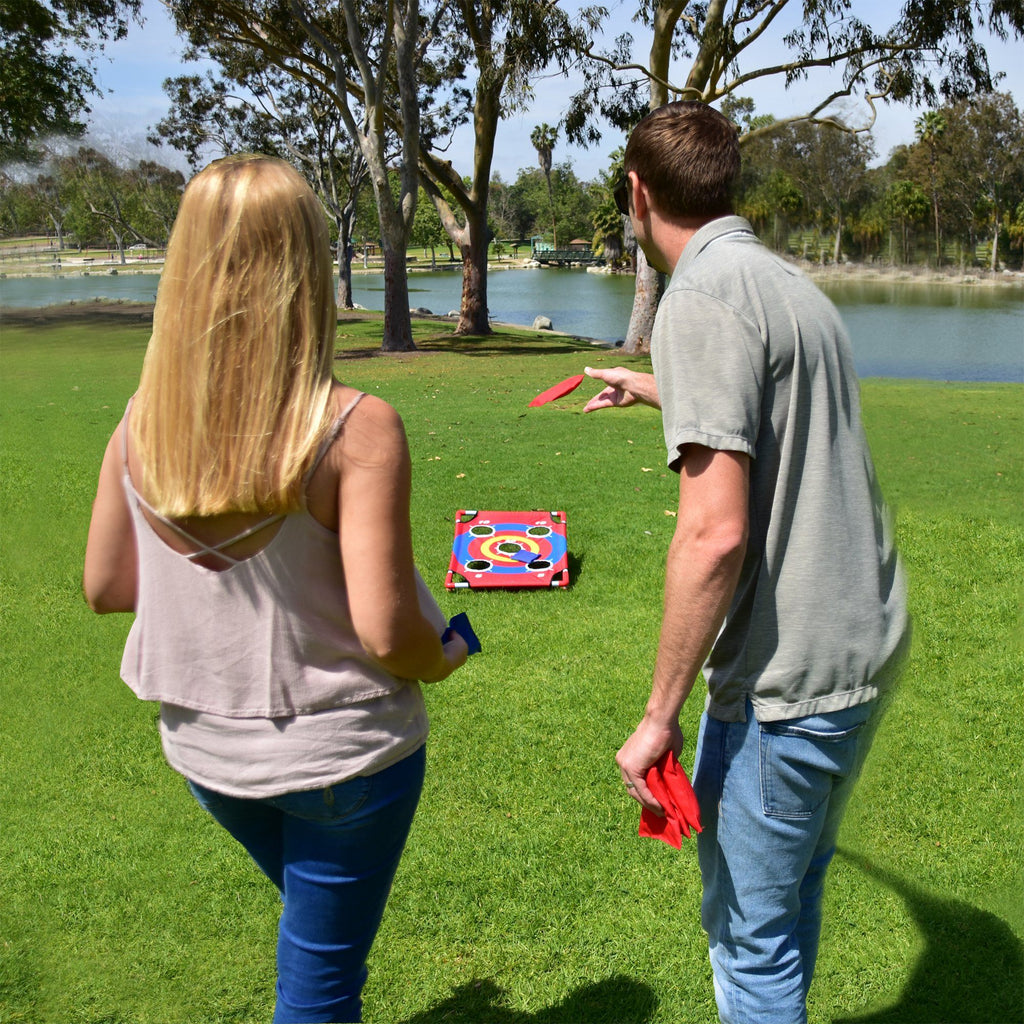 GoSports Bullseye Bounce Cornhole Toss Game - Great for All Ages & Includes Fun rules Cornhole playgosports.com 