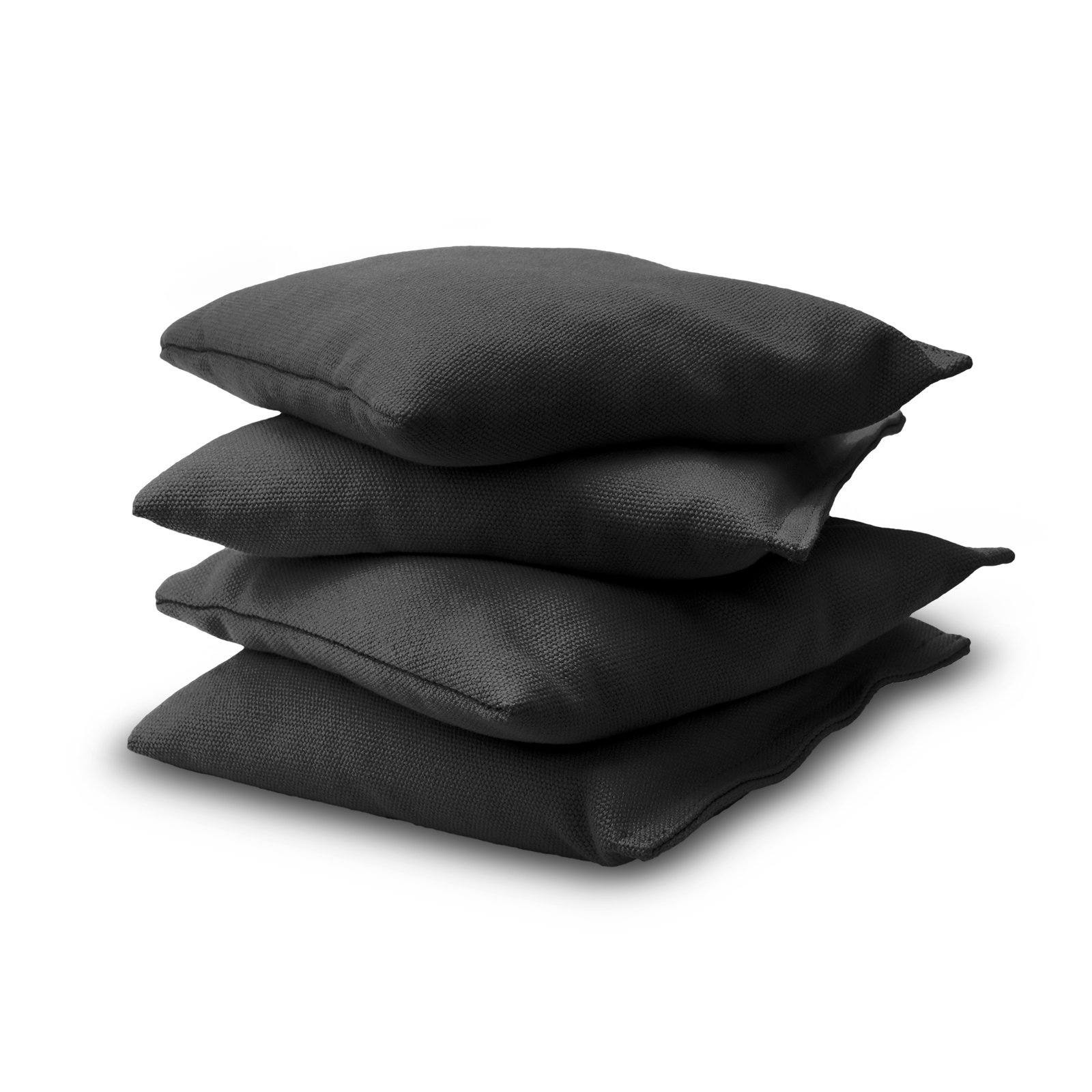 three pillows on a white background