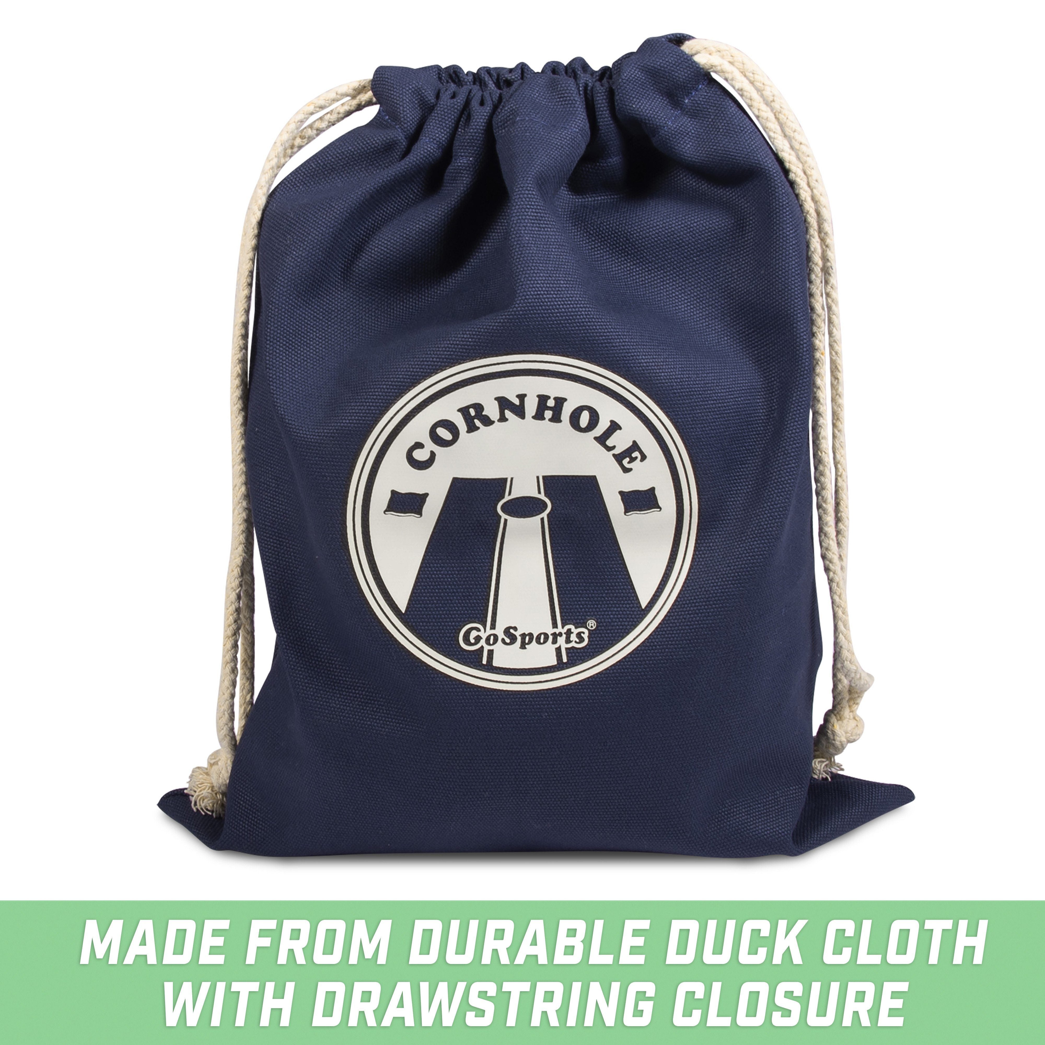 a draws bag with a logo on it