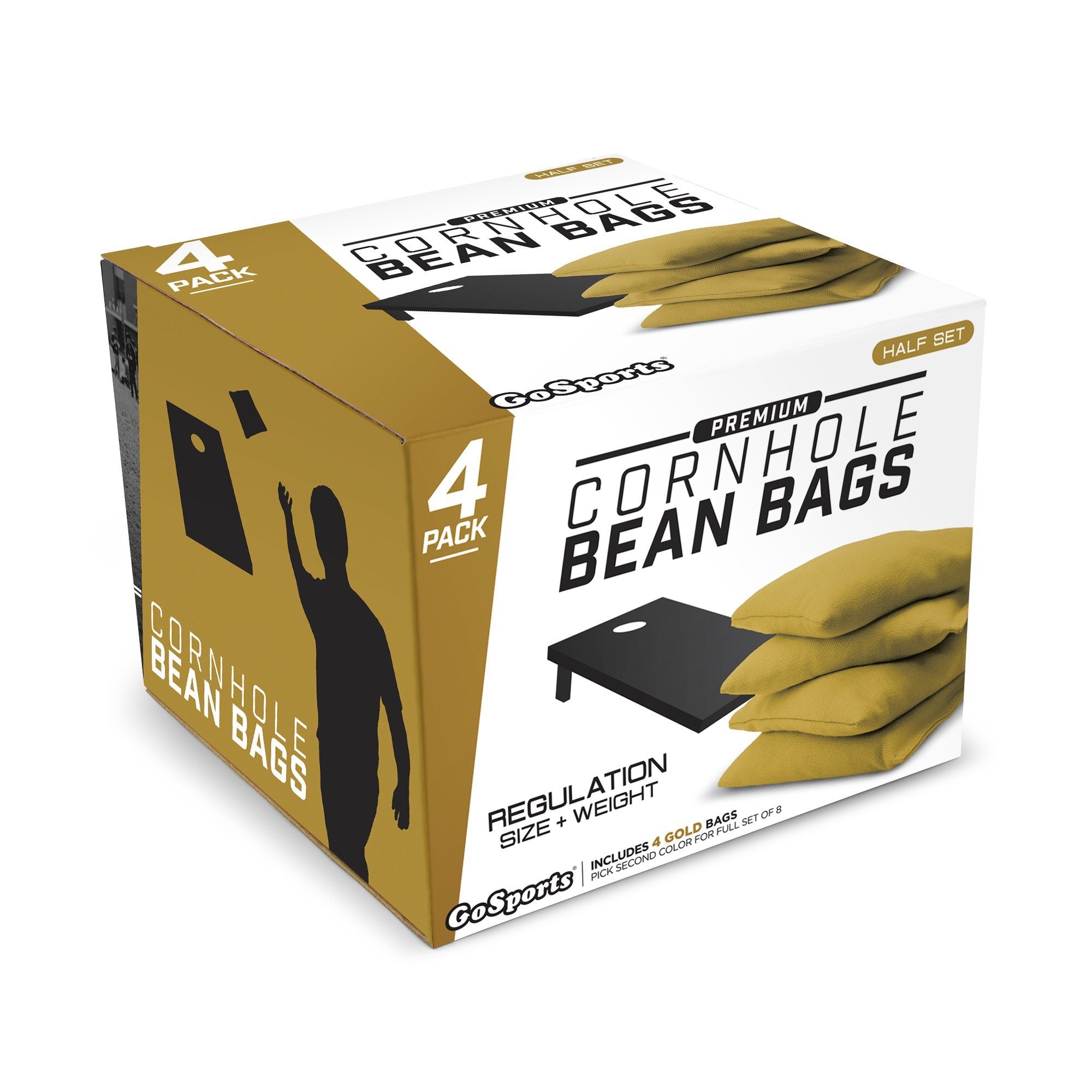 a box of 4 pairs of yellow late late gloves