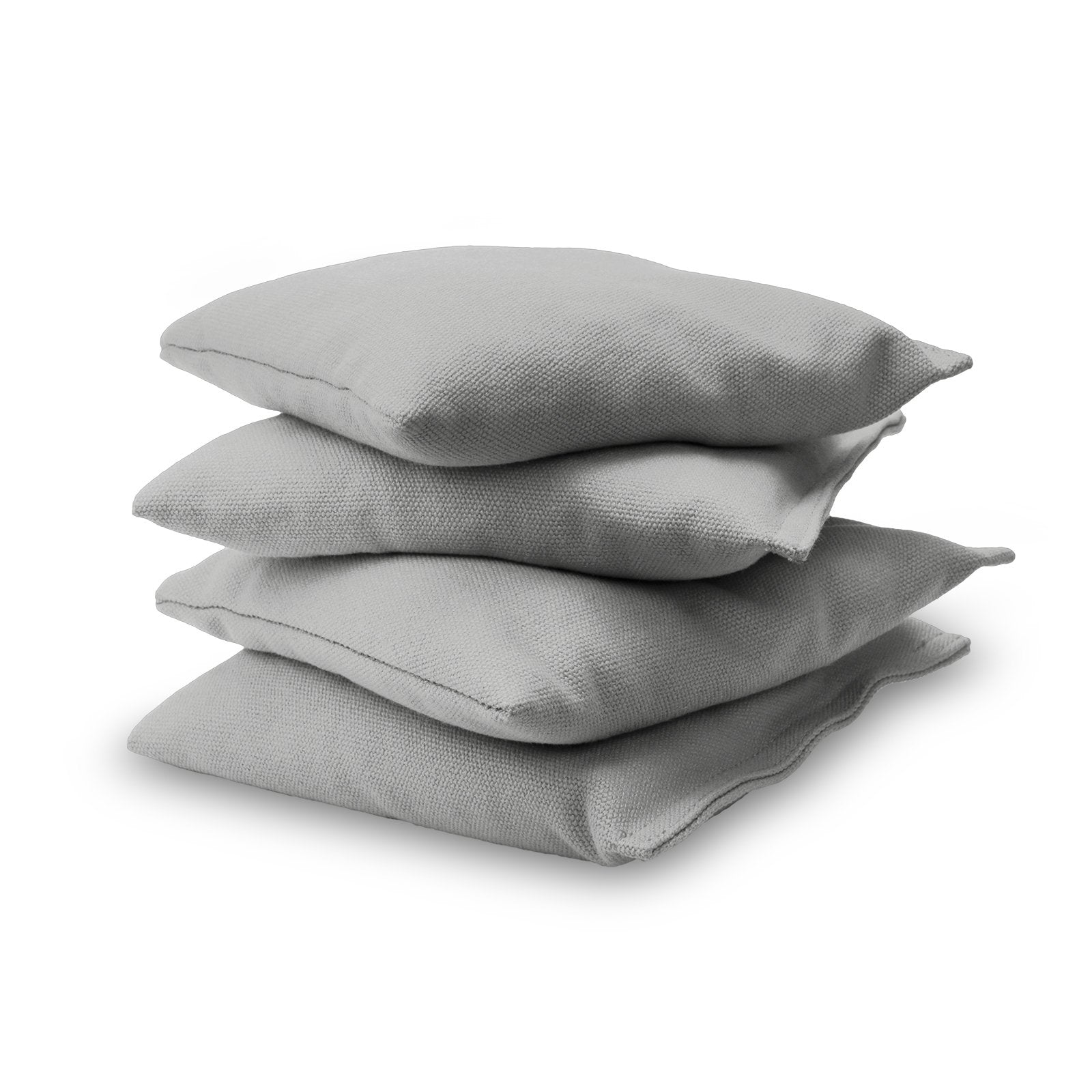 three pillows on a white background