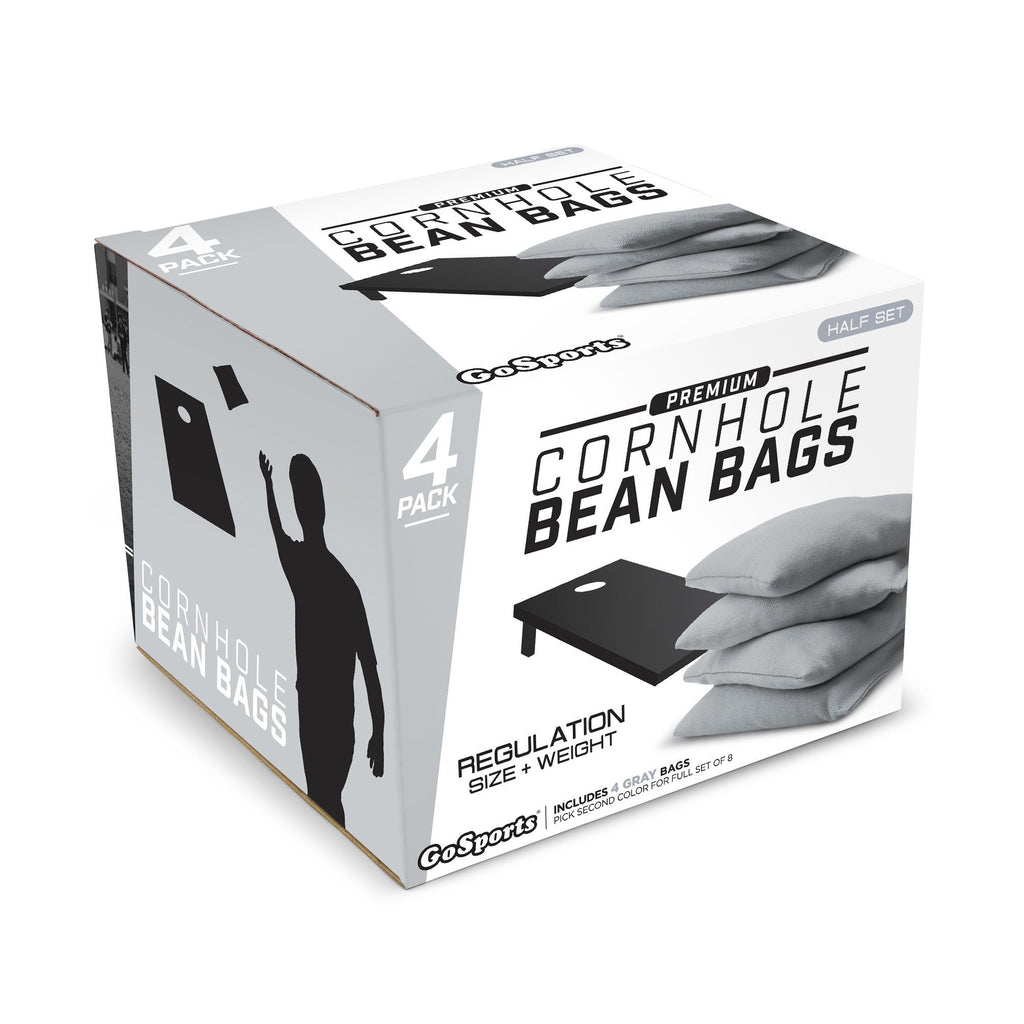 GoSports Official Regulation Cornhole Bean Bags Set (4 All Weather Bags) - Gray Cornhole playgosports.com 