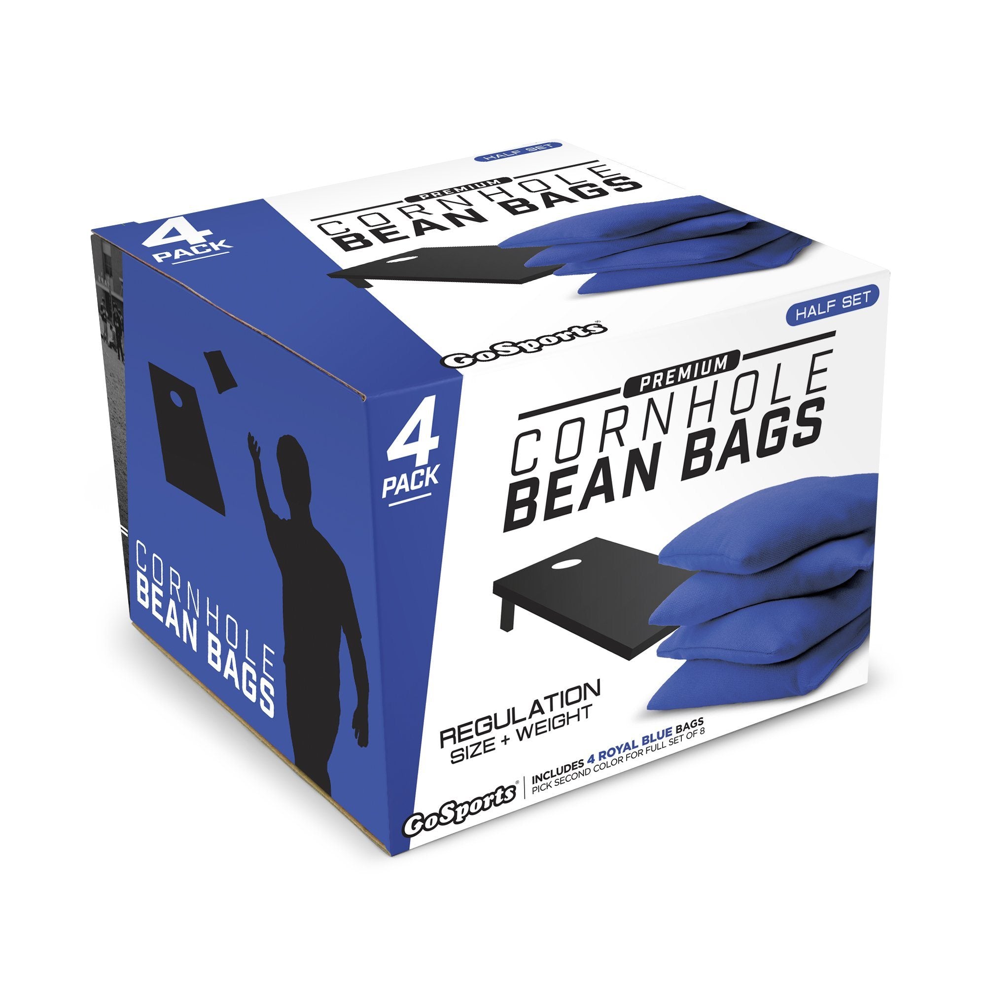 a box of blue gloves with the box open